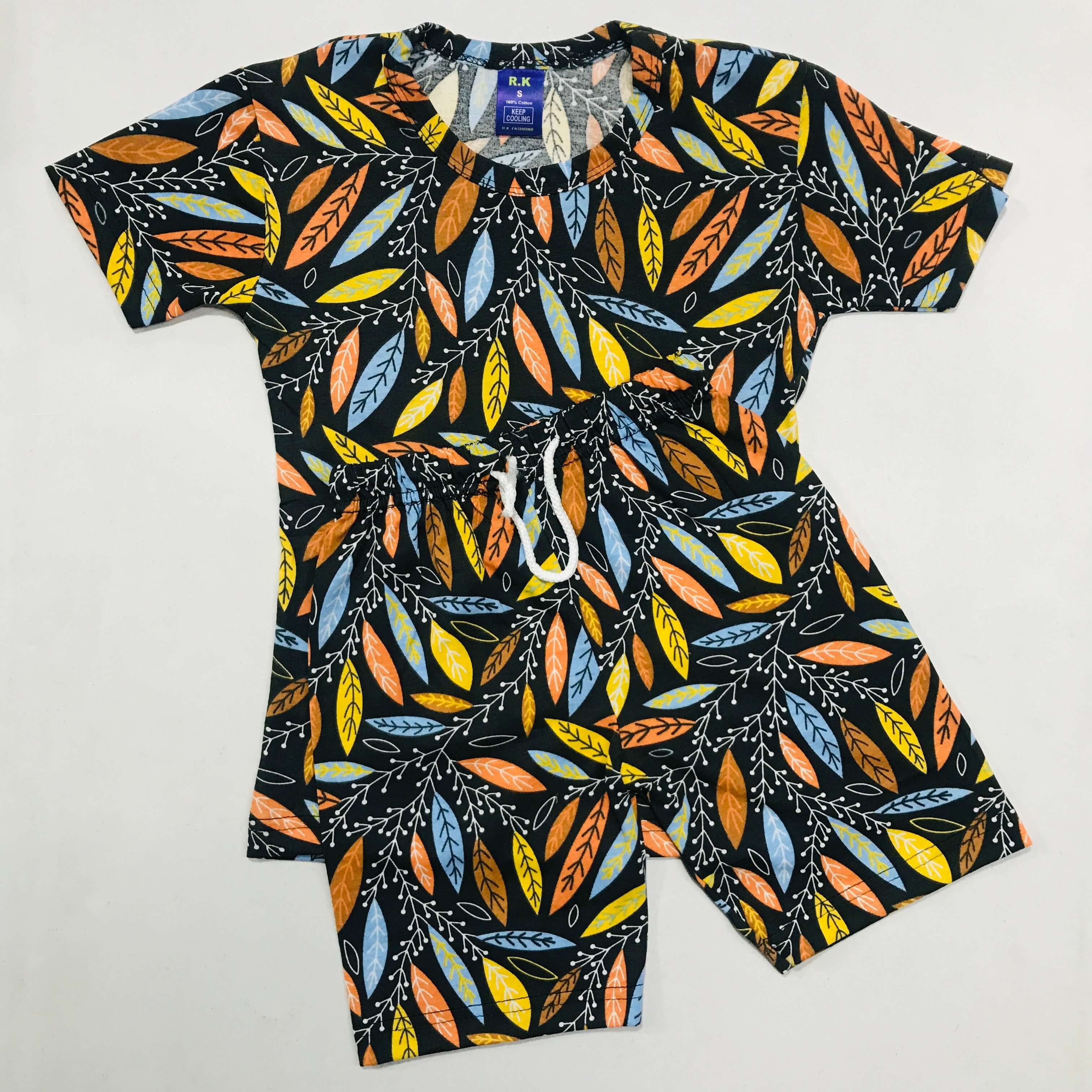 Kids Printed Shorts Set