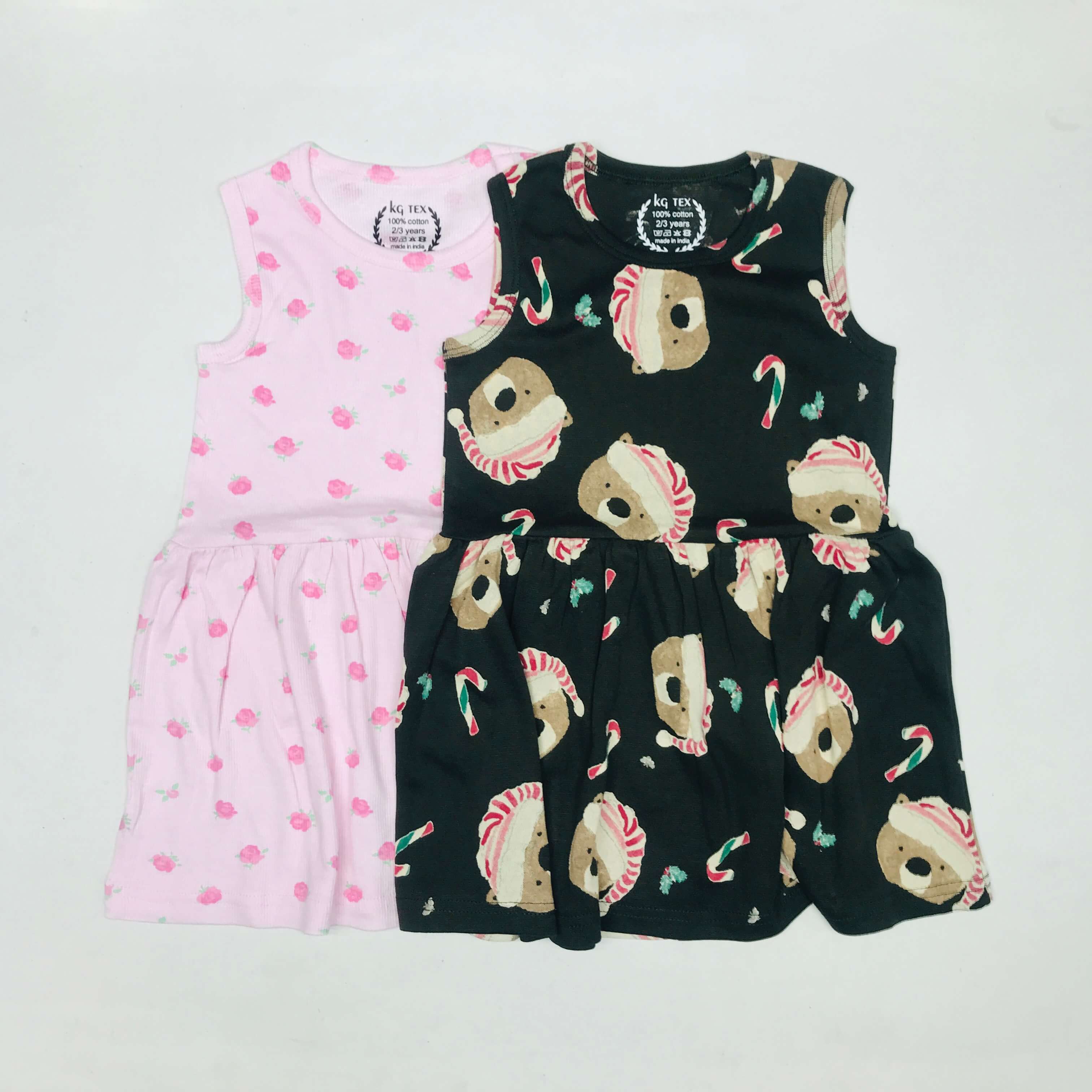 Breezy Bloom Kids Frock Pack of 2