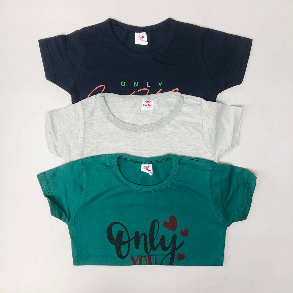 SVT Girls Top Combo Pack of 3