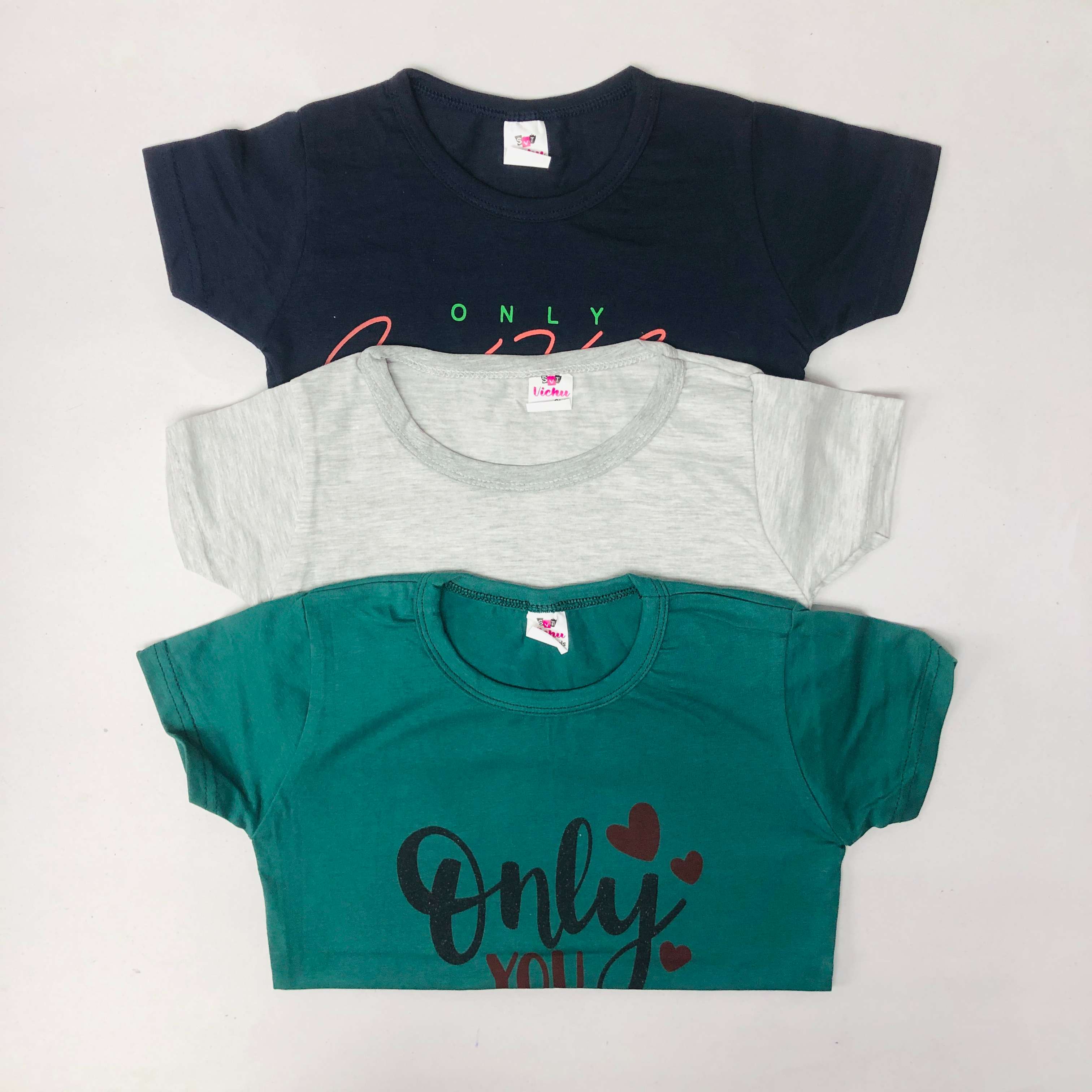 SVT Girls Top Combo Pack of 3