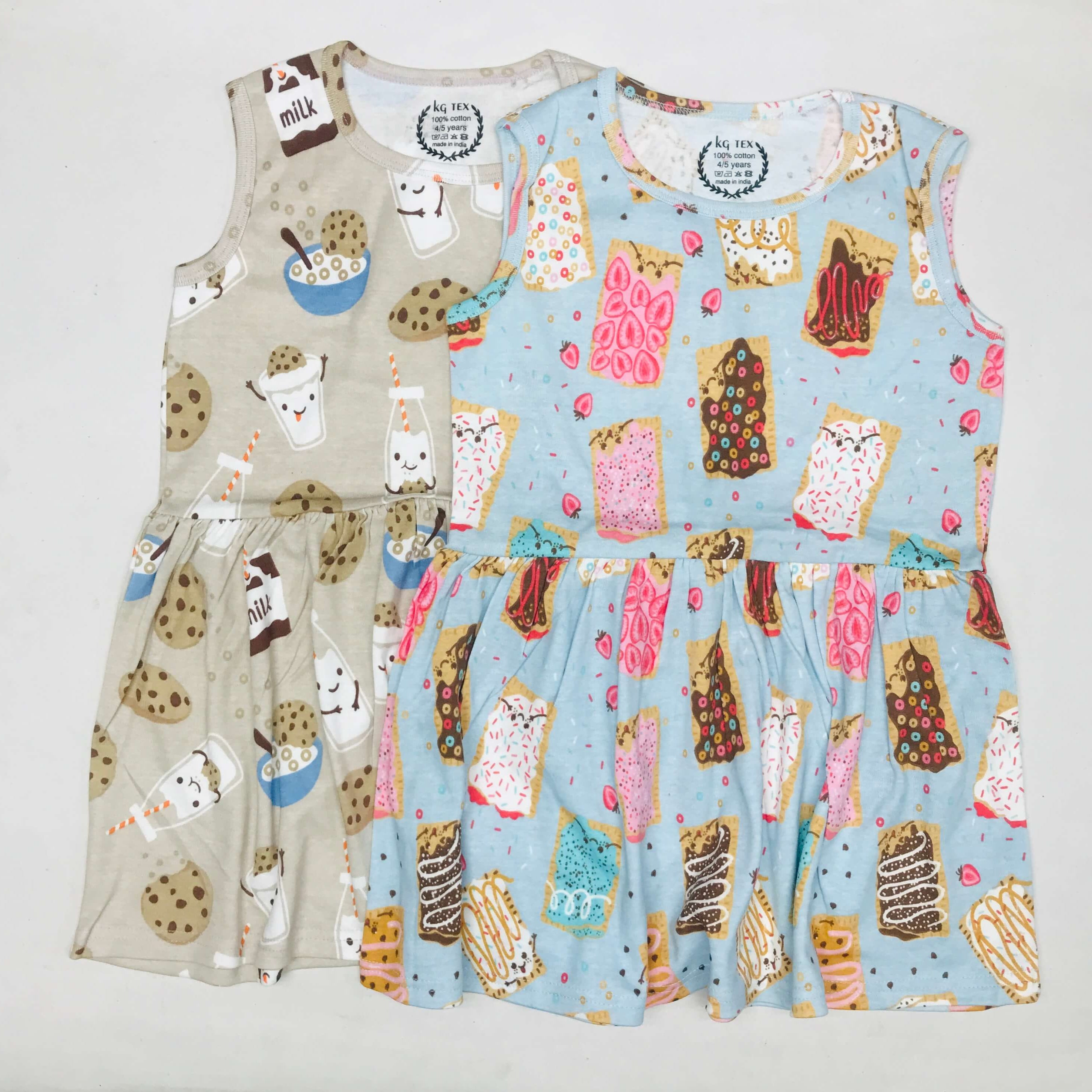 Breezy Bloom Kids Frock Pack of 2