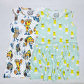 Breezy Bloom Kids Frock Pack of 2
