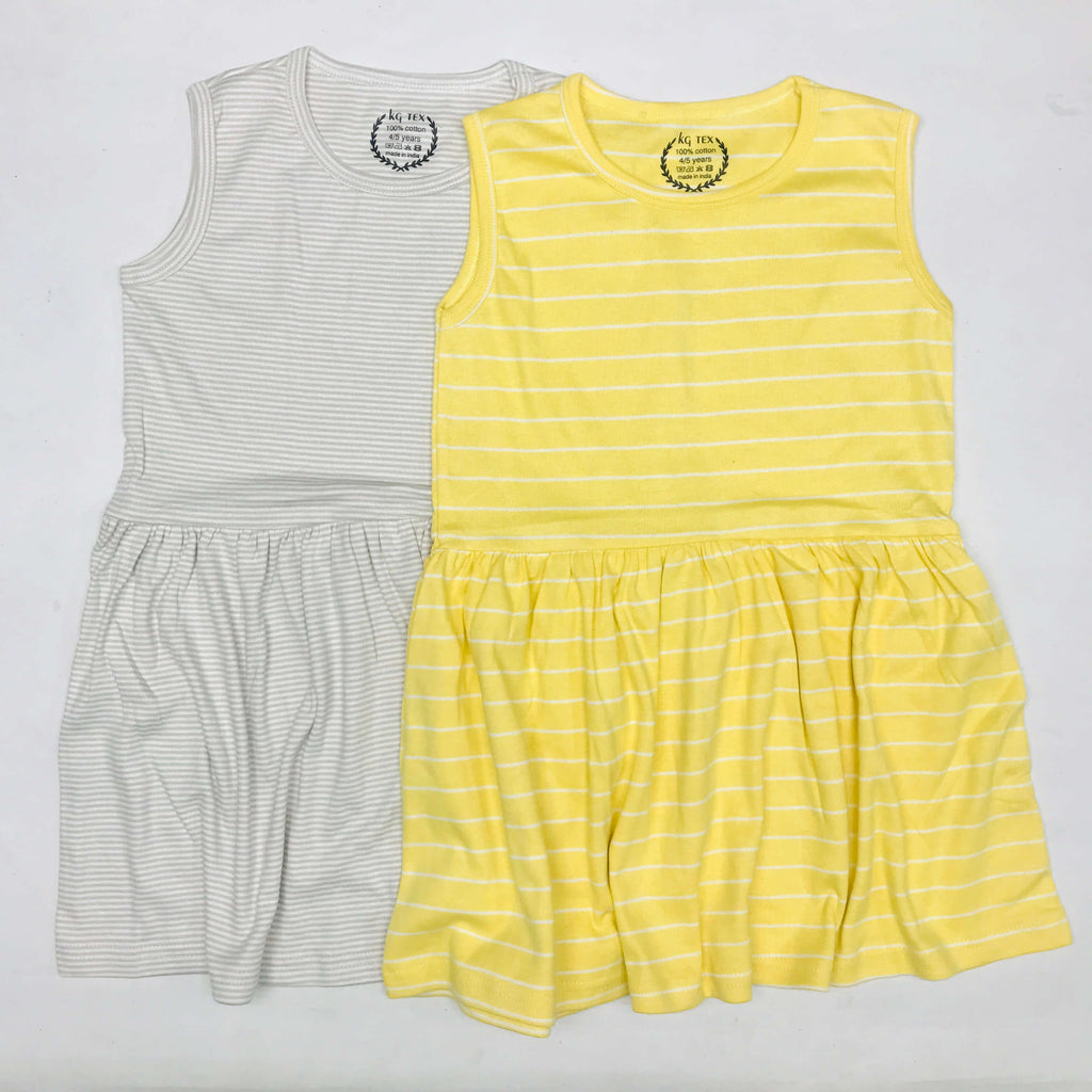 Breezy Bloom Kids Frock Pack of 2