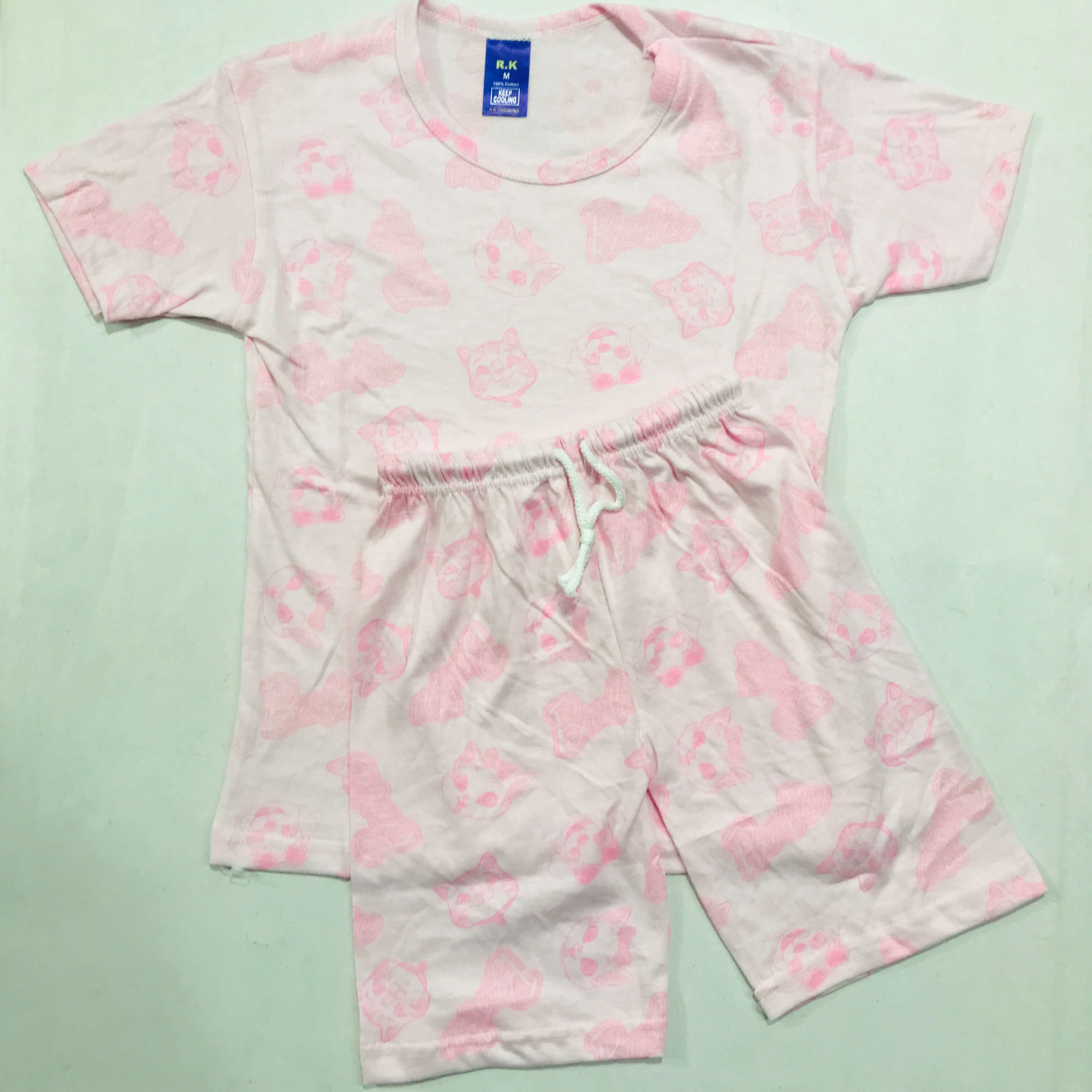 Kids Printed Shorts Set