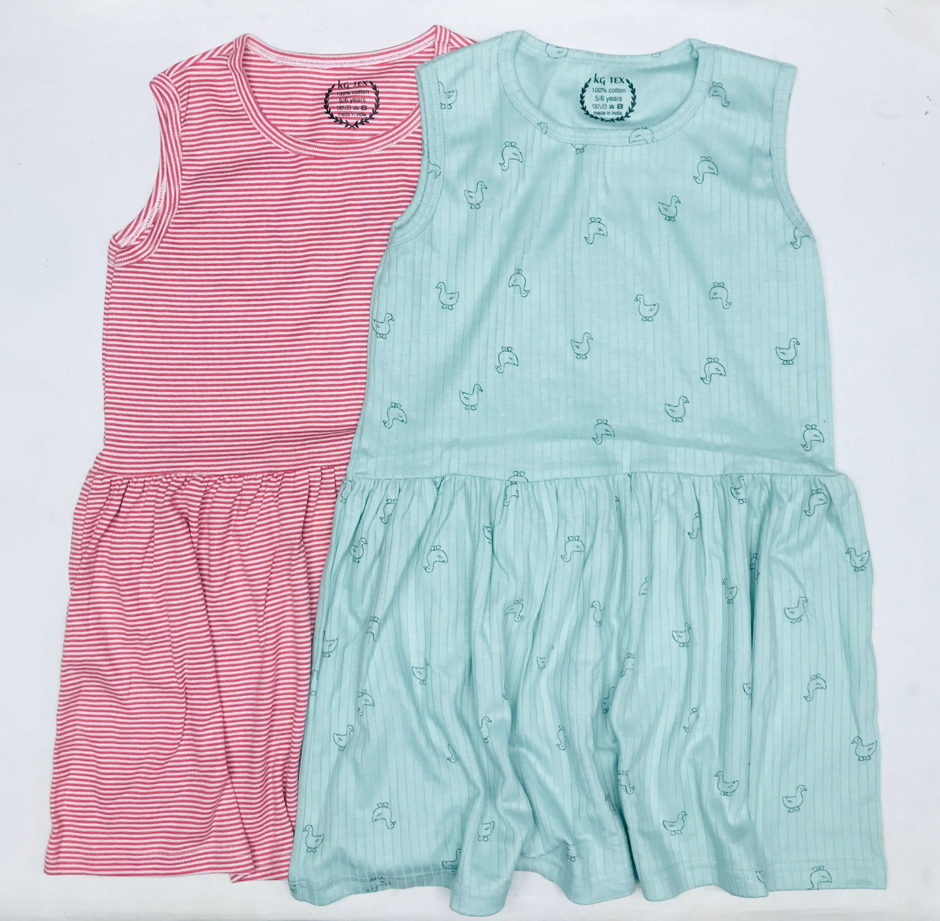 Breezy Bloom Kids Frock Pack of 2