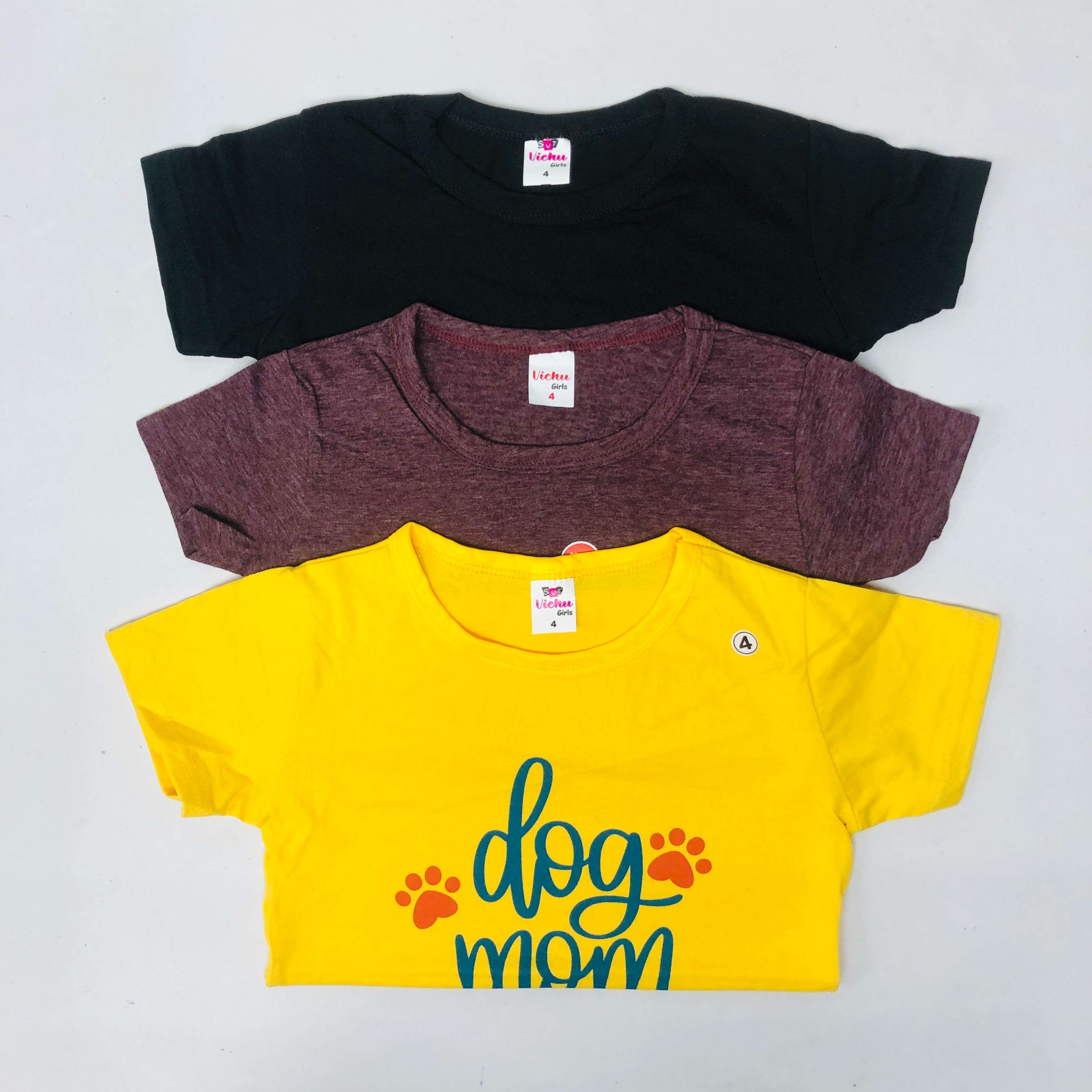 SVT Girls Top Combo Pack of 3