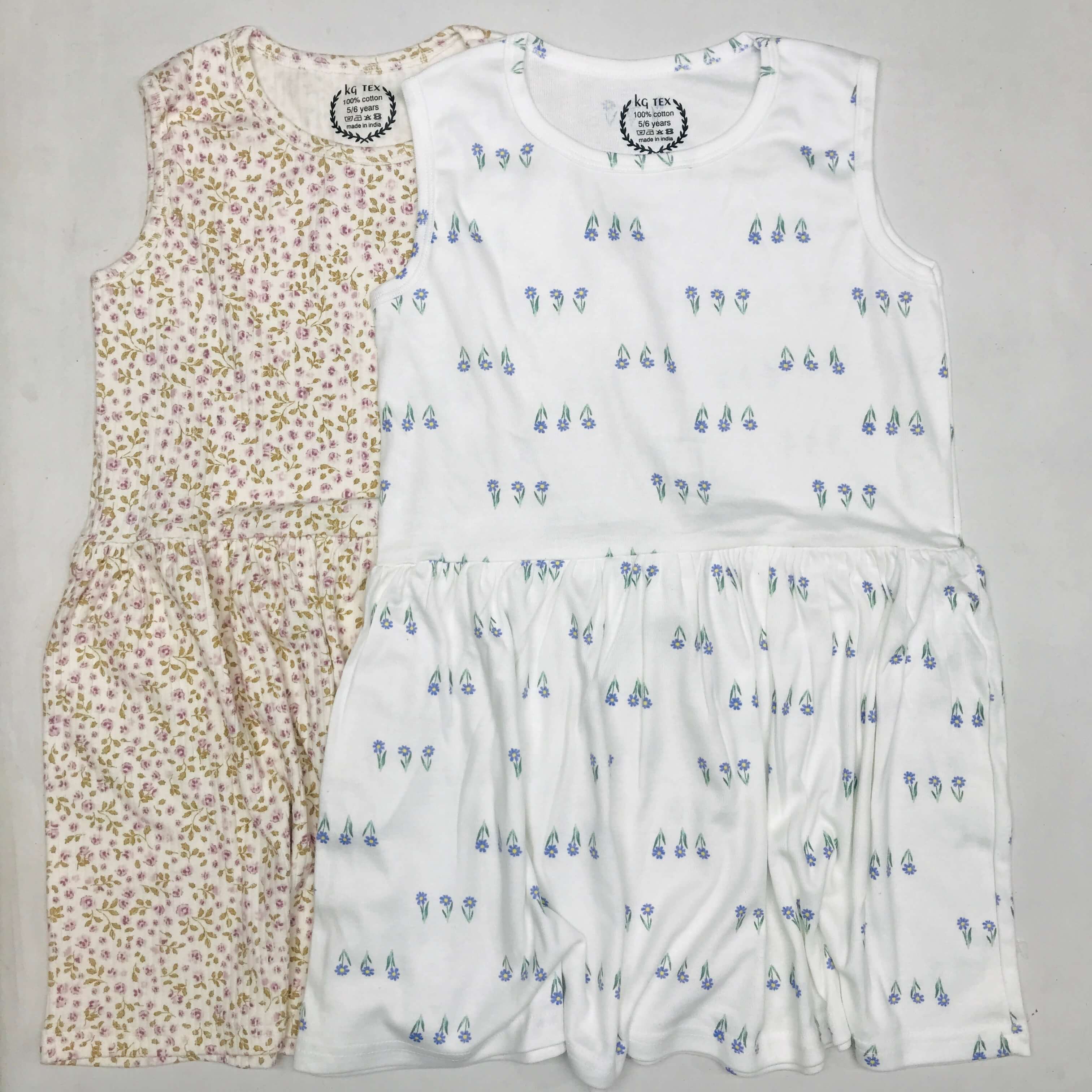 Breezy Bloom Kids Frock Pack of 2