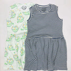 Breezy Bloom Kids Frock Pack of 2