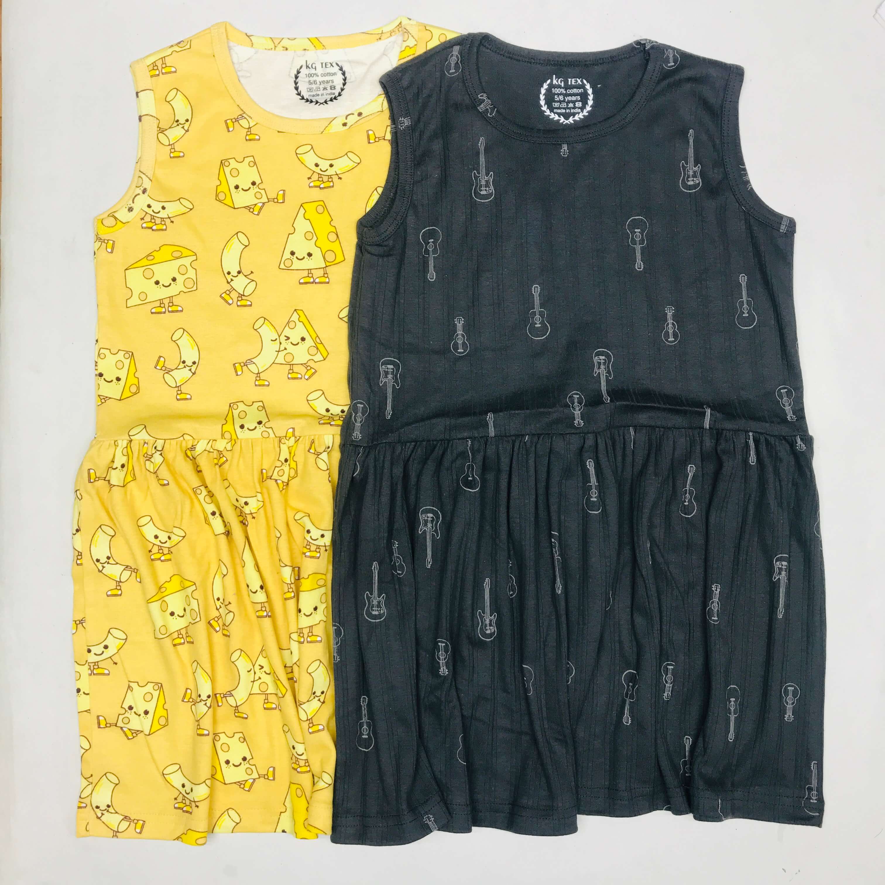 Breezy Bloom Kids Frock Pack of 2