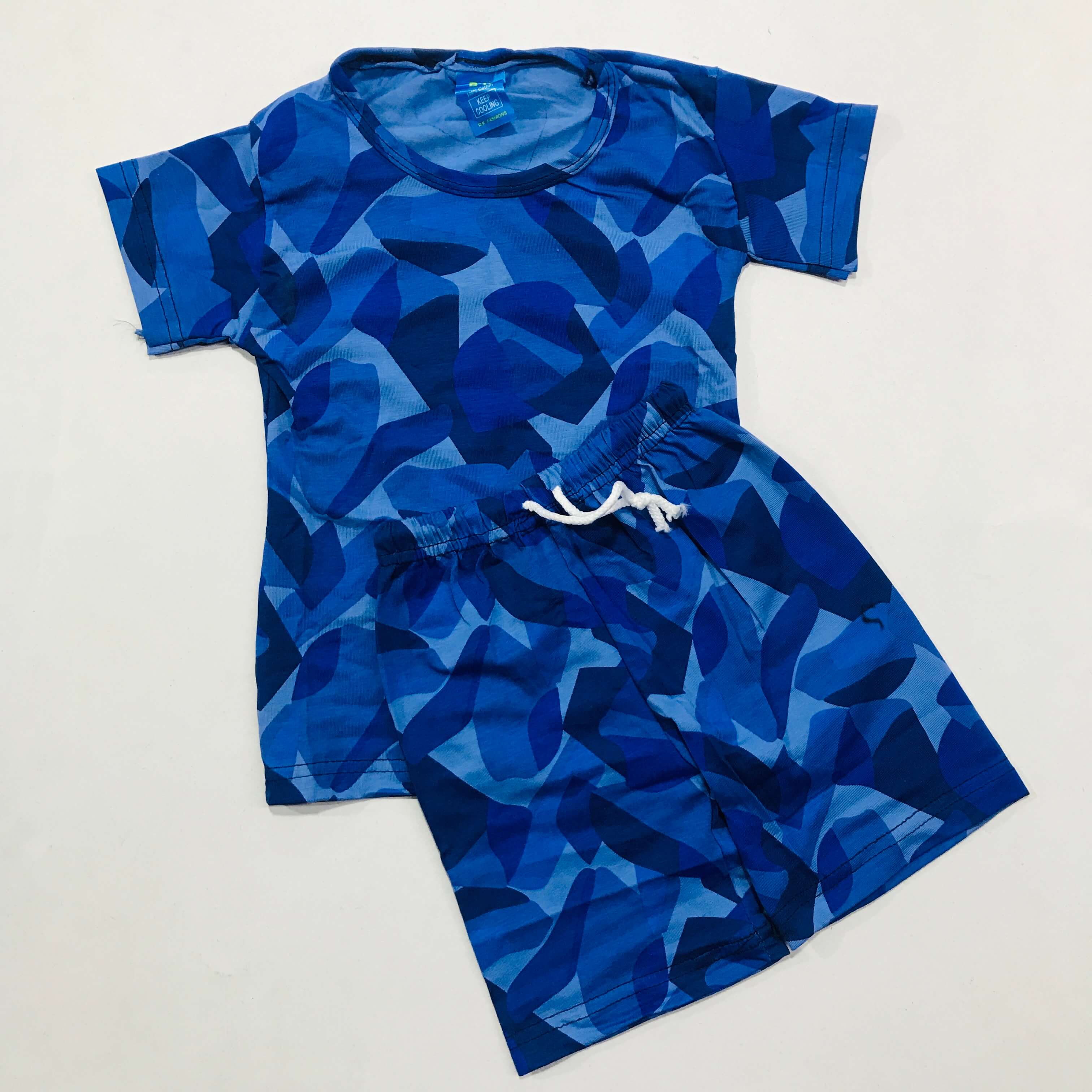Kids Printed Shorts Set