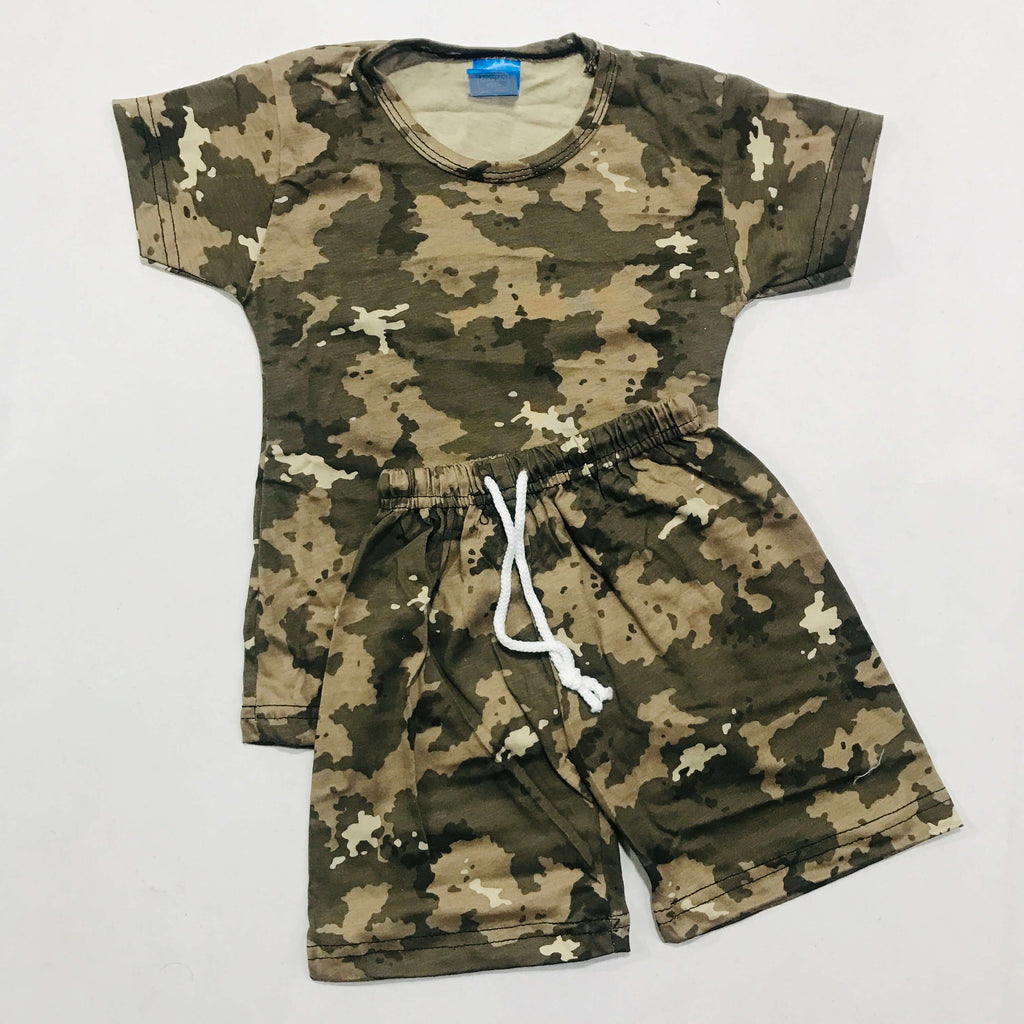 Kids Printed Shorts Set