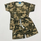 Kids Printed Shorts Set