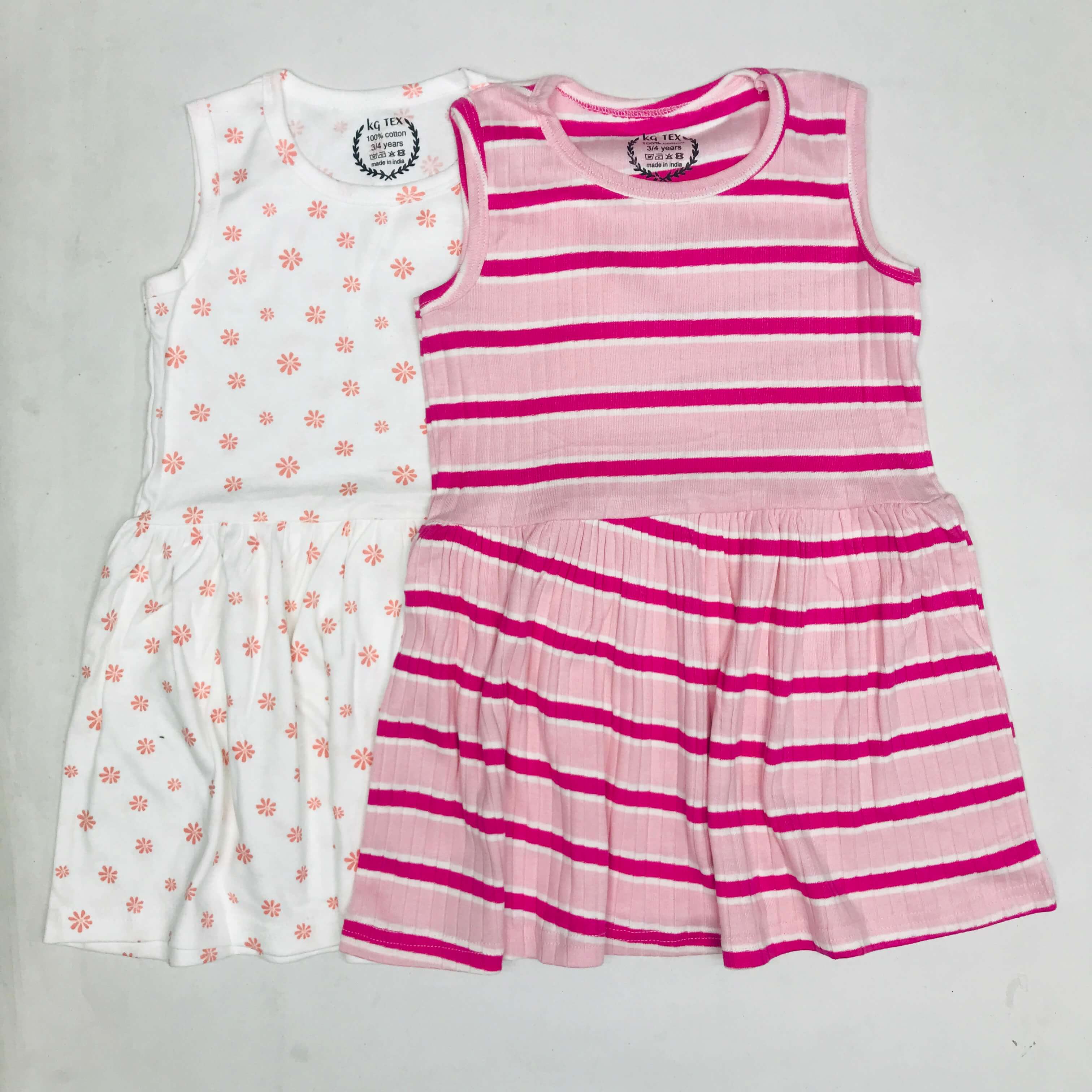 Breezy Bloom Kids Frock Pack of 2