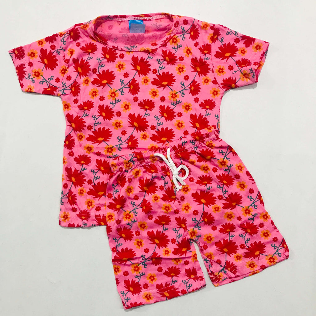 Kids Printed Shorts Set