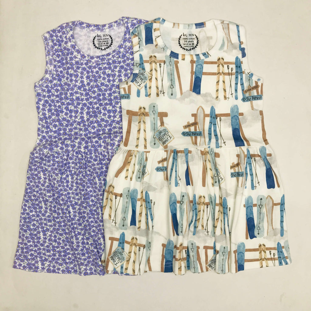 Breezy Bloom Kids Frock Pack of 2