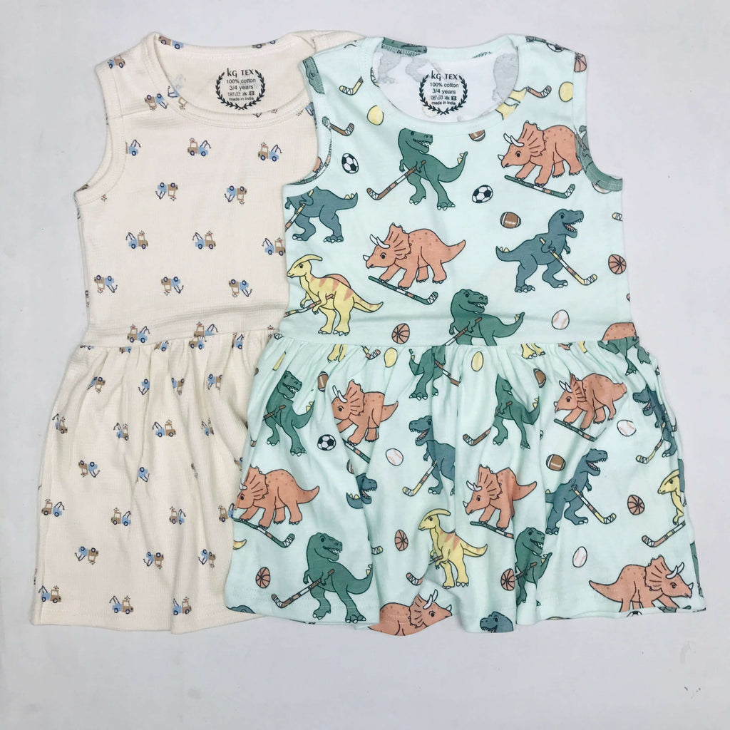 Breezy Bloom Kids Frock Pack of 2