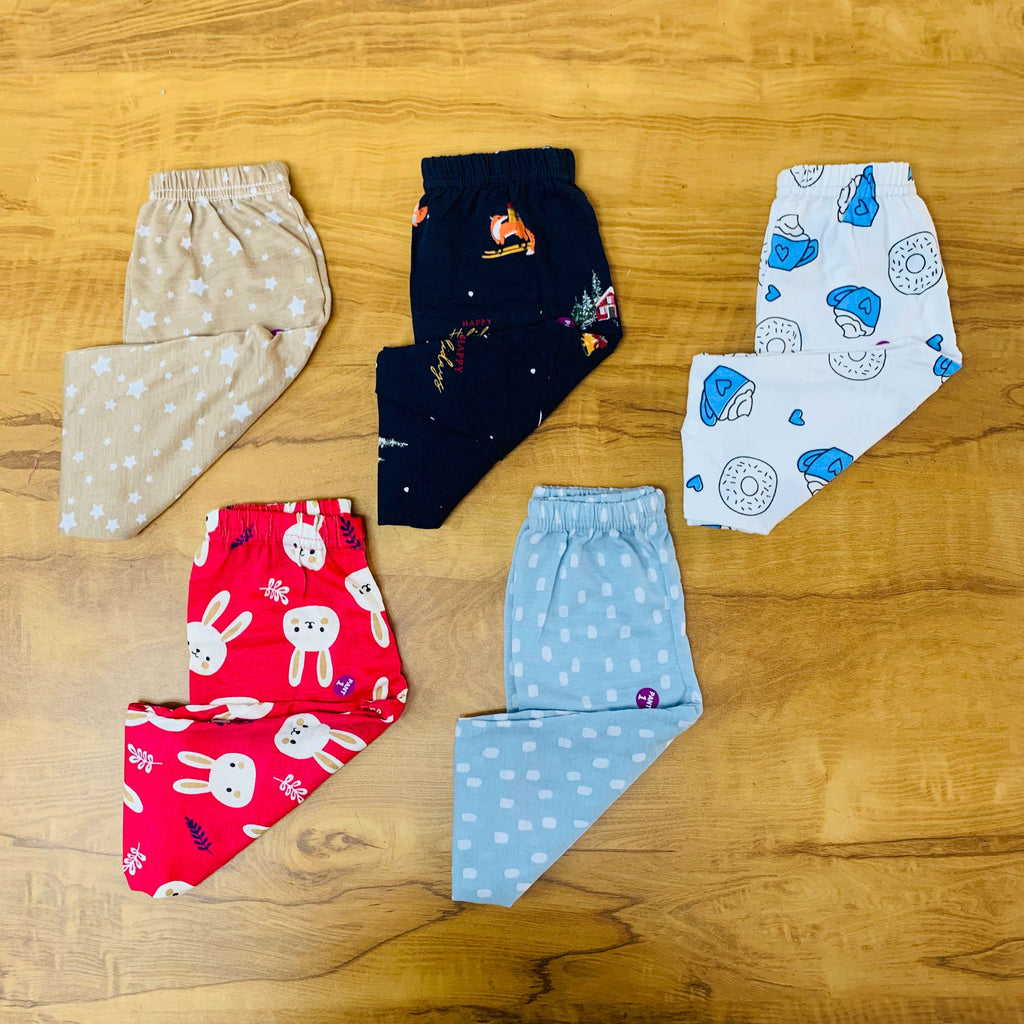 Unisex Kids Pants Pack of 5