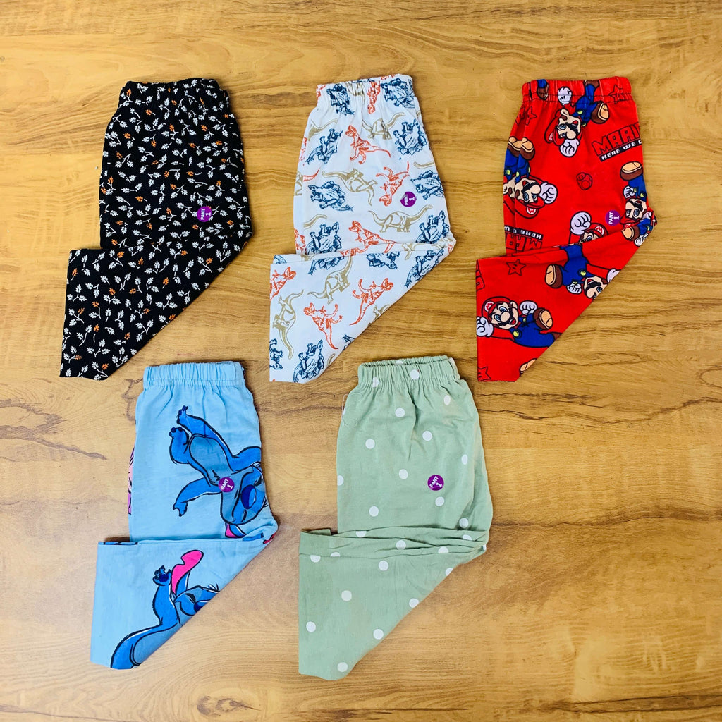 Unisex Kids Pants Pack of 5