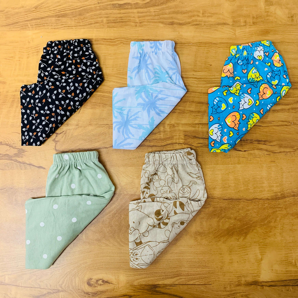 Unisex Kids Pants Pack of 5