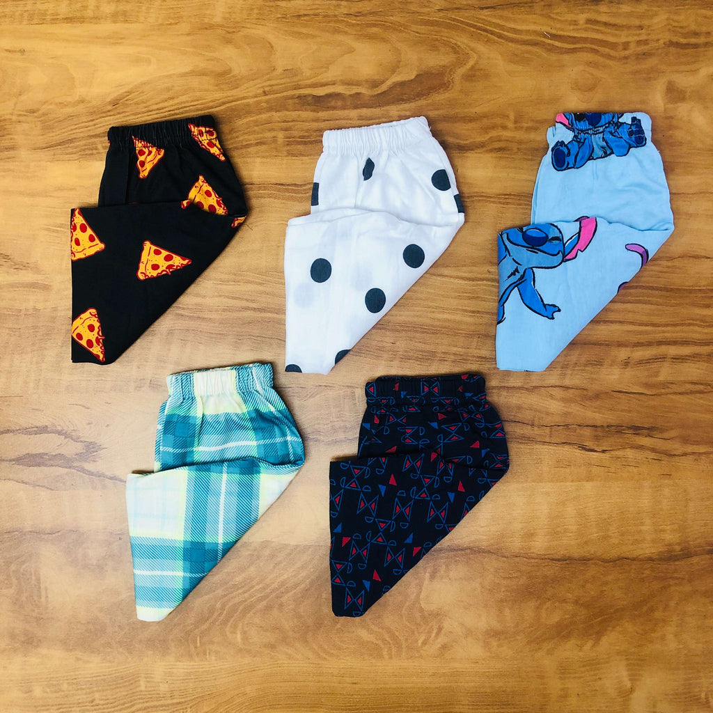 Unisex Kids Pants Pack of 5