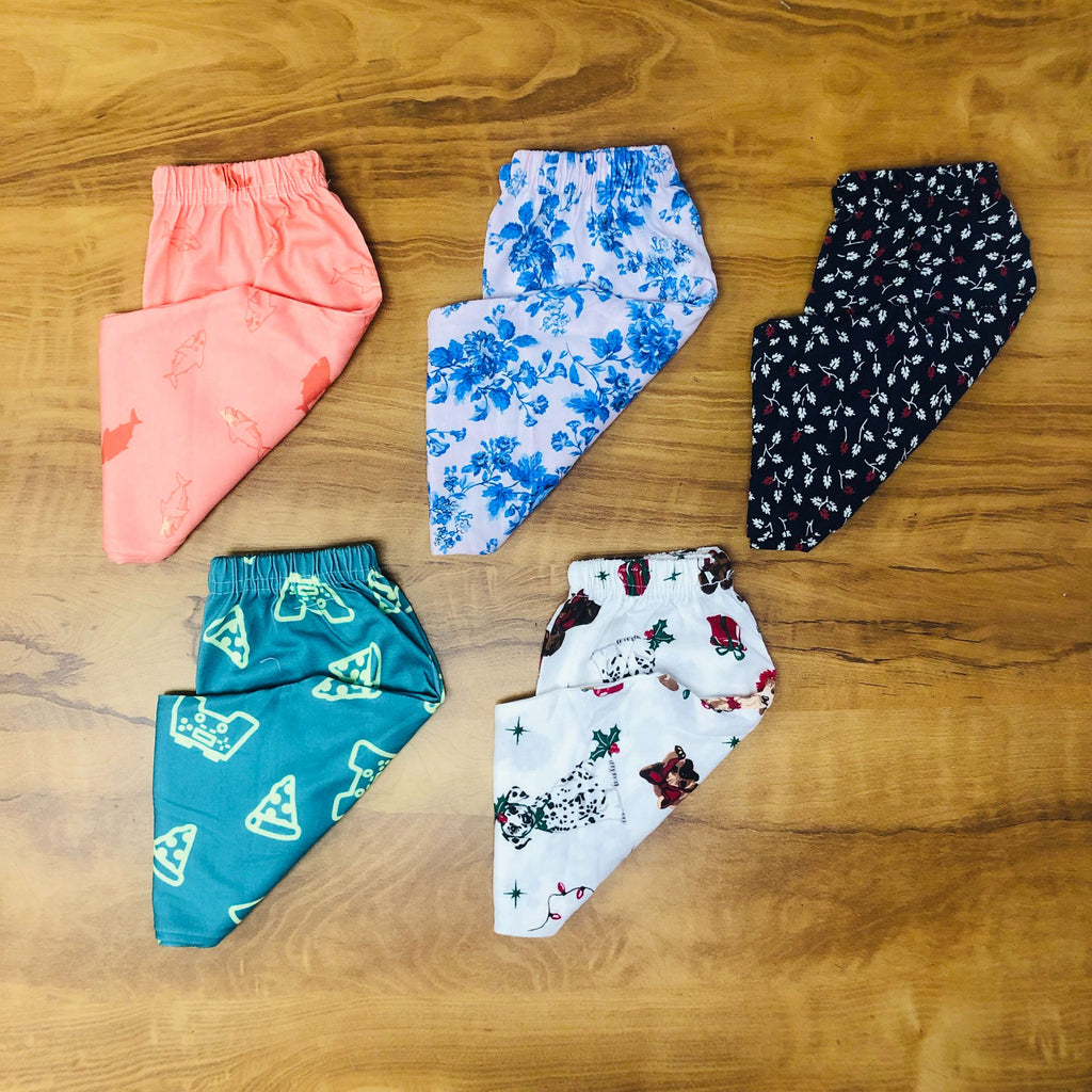 Unisex Kids Pants Pack of 5