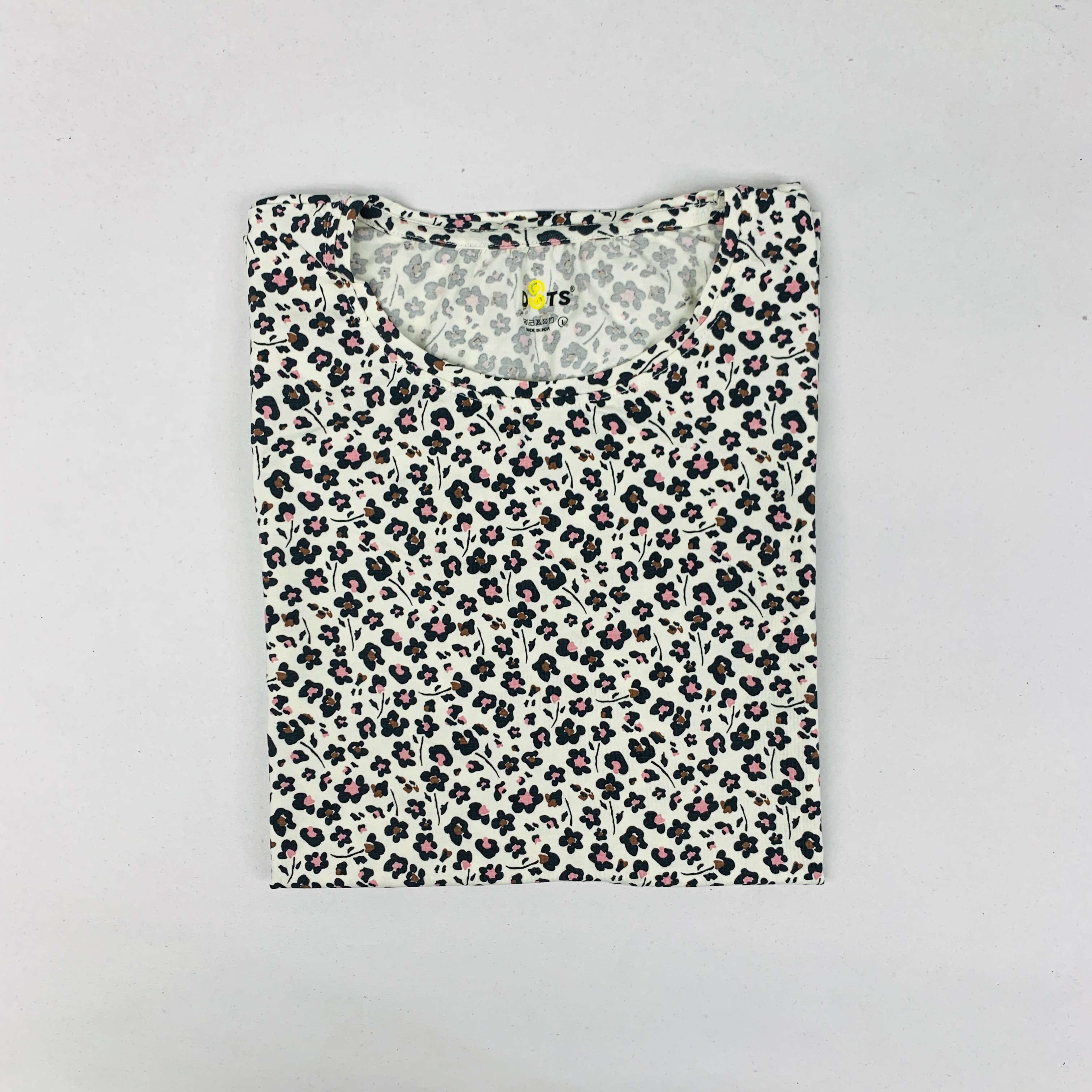 Dots Ladies Printed T-Shirt