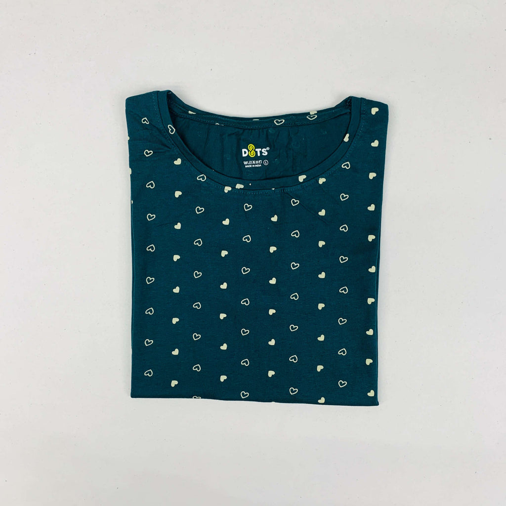 Dots Ladies Printed T-Shirt
