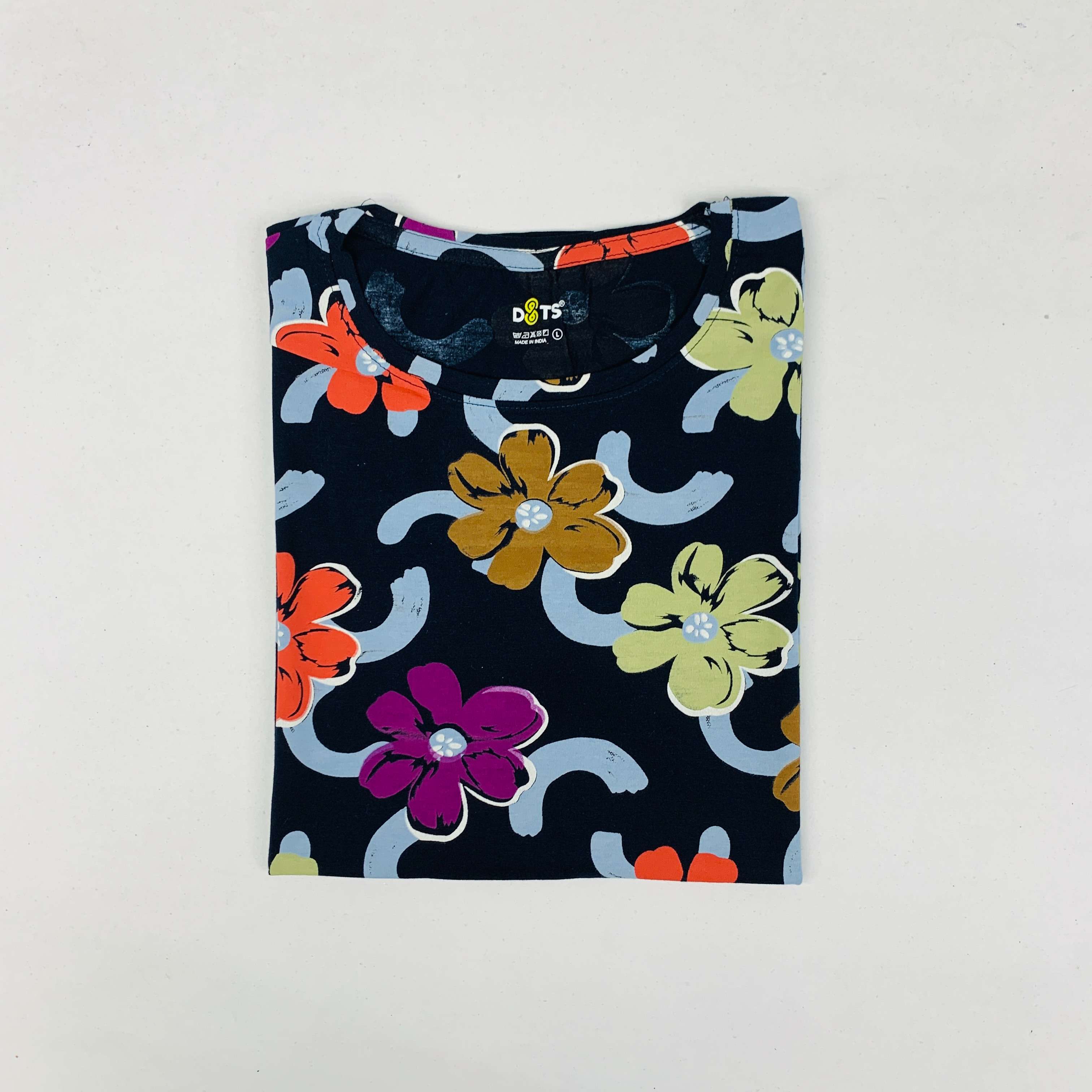 Dots Ladies Printed T-Shirt