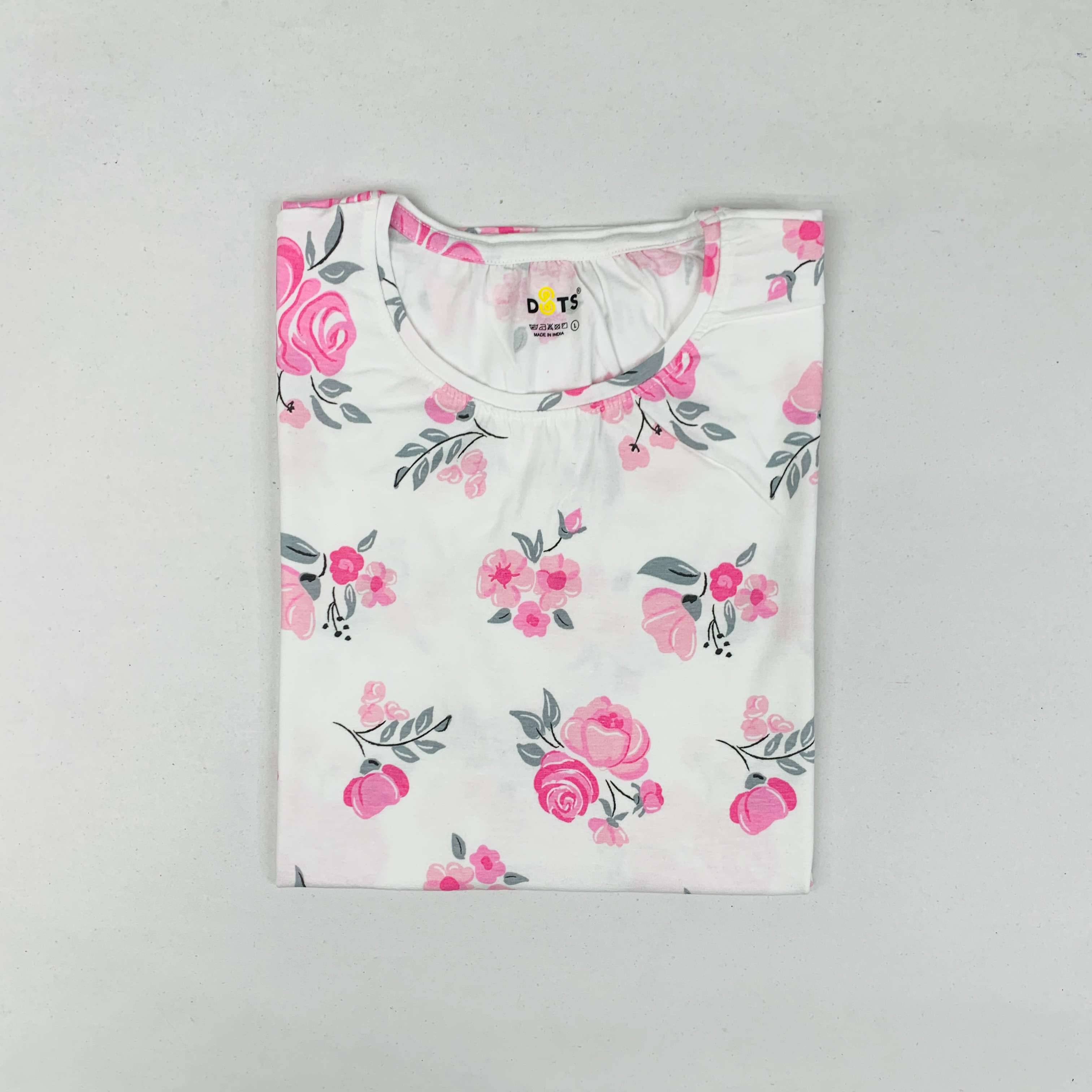Dots Ladies Printed T-Shirt