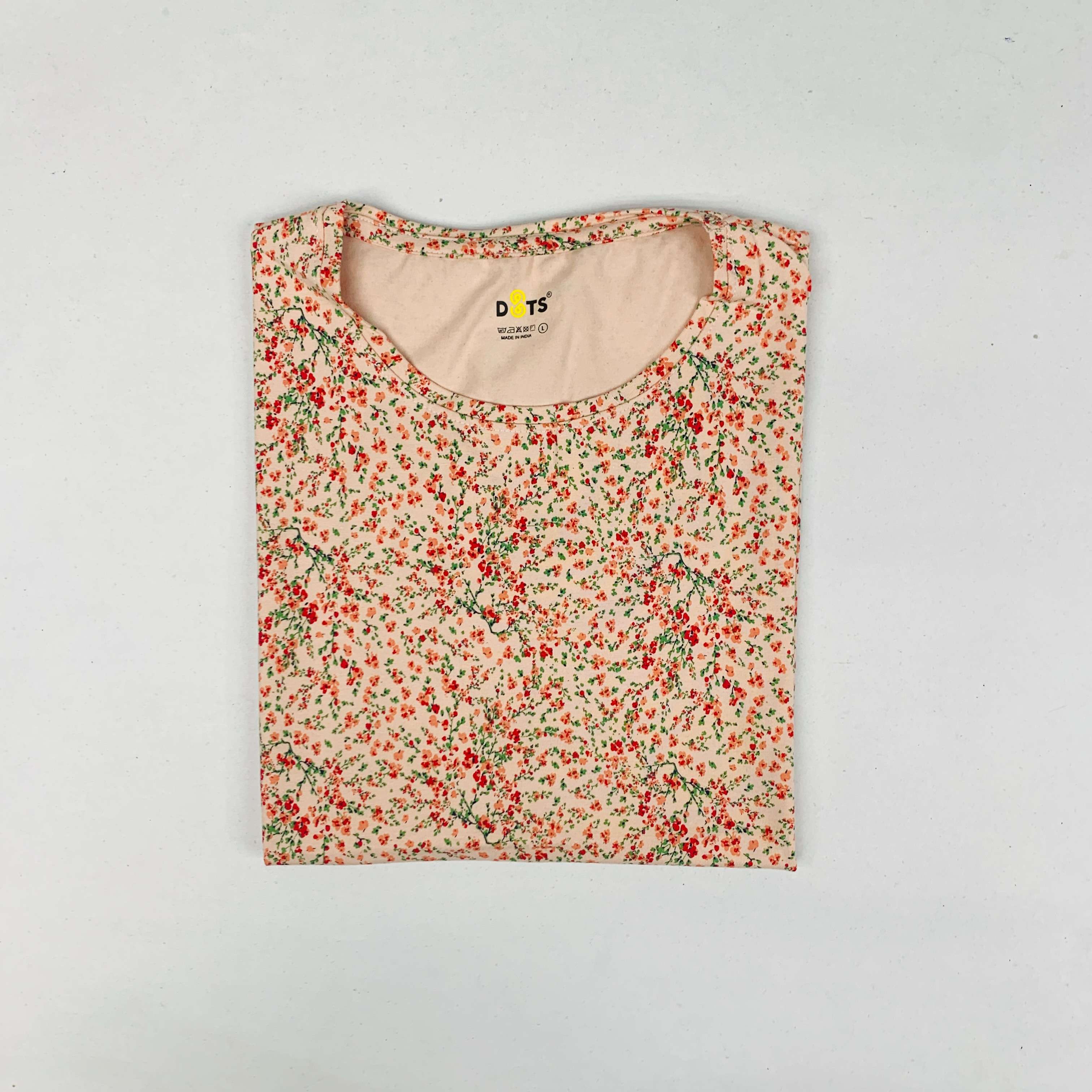 Dots Ladies Printed T-Shirt