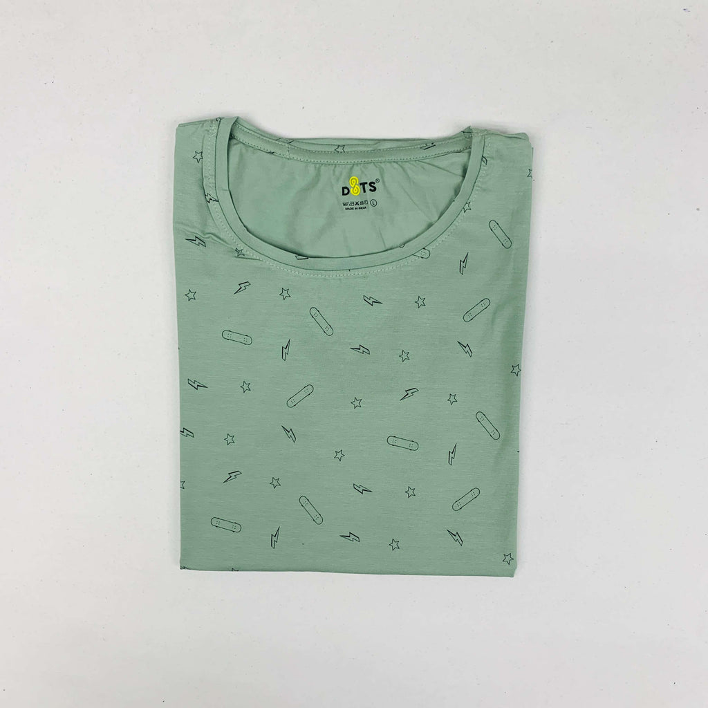 Dots Ladies Printed T-Shirt
