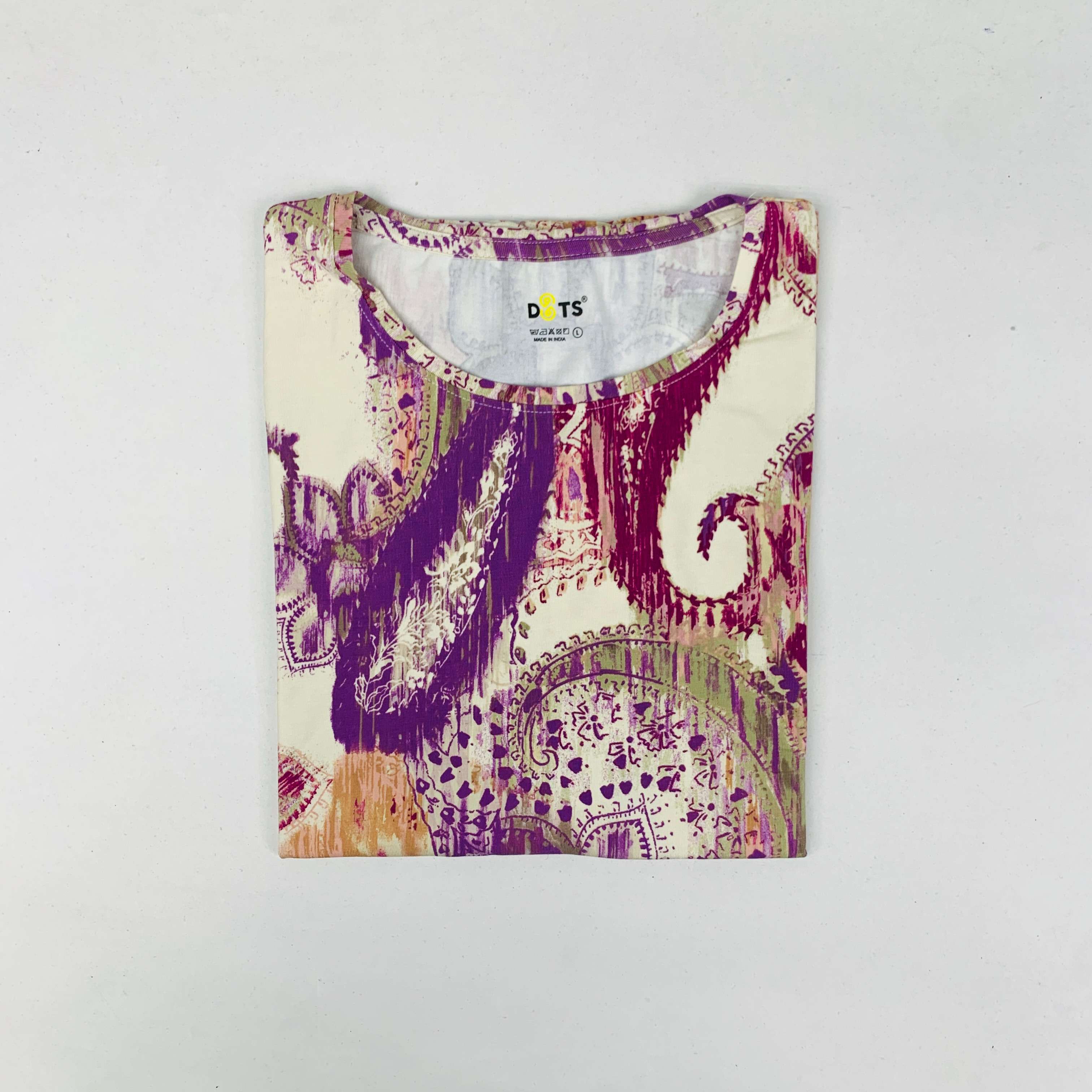 Dots Ladies Printed T-Shirt