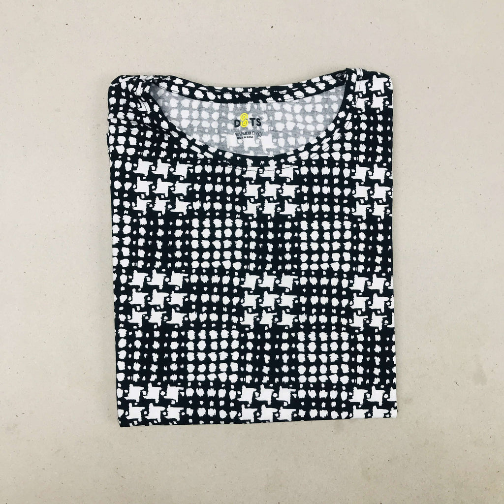 Dots Ladies Printed T-Shirt