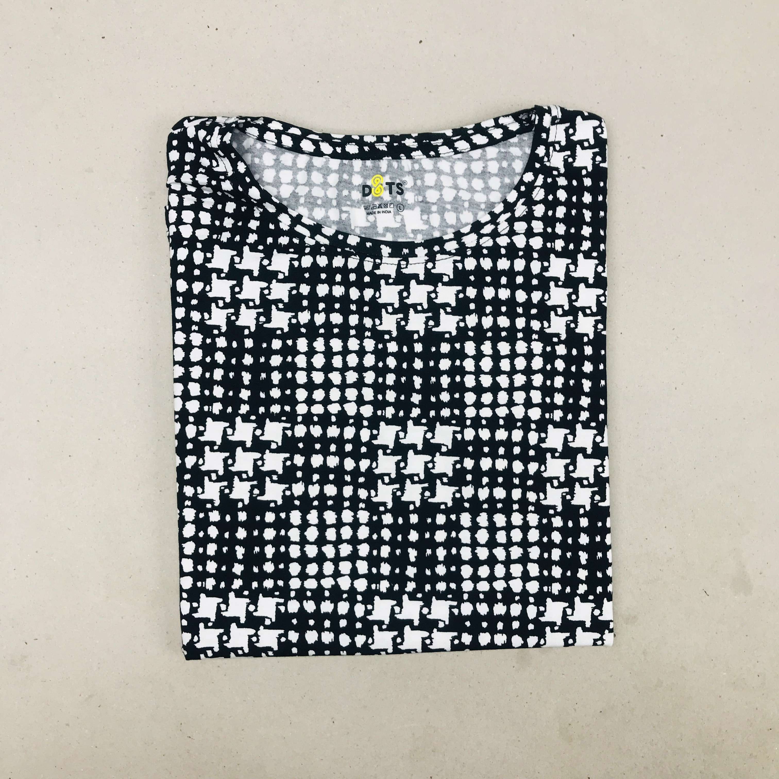 Dots Ladies Printed T-Shirt