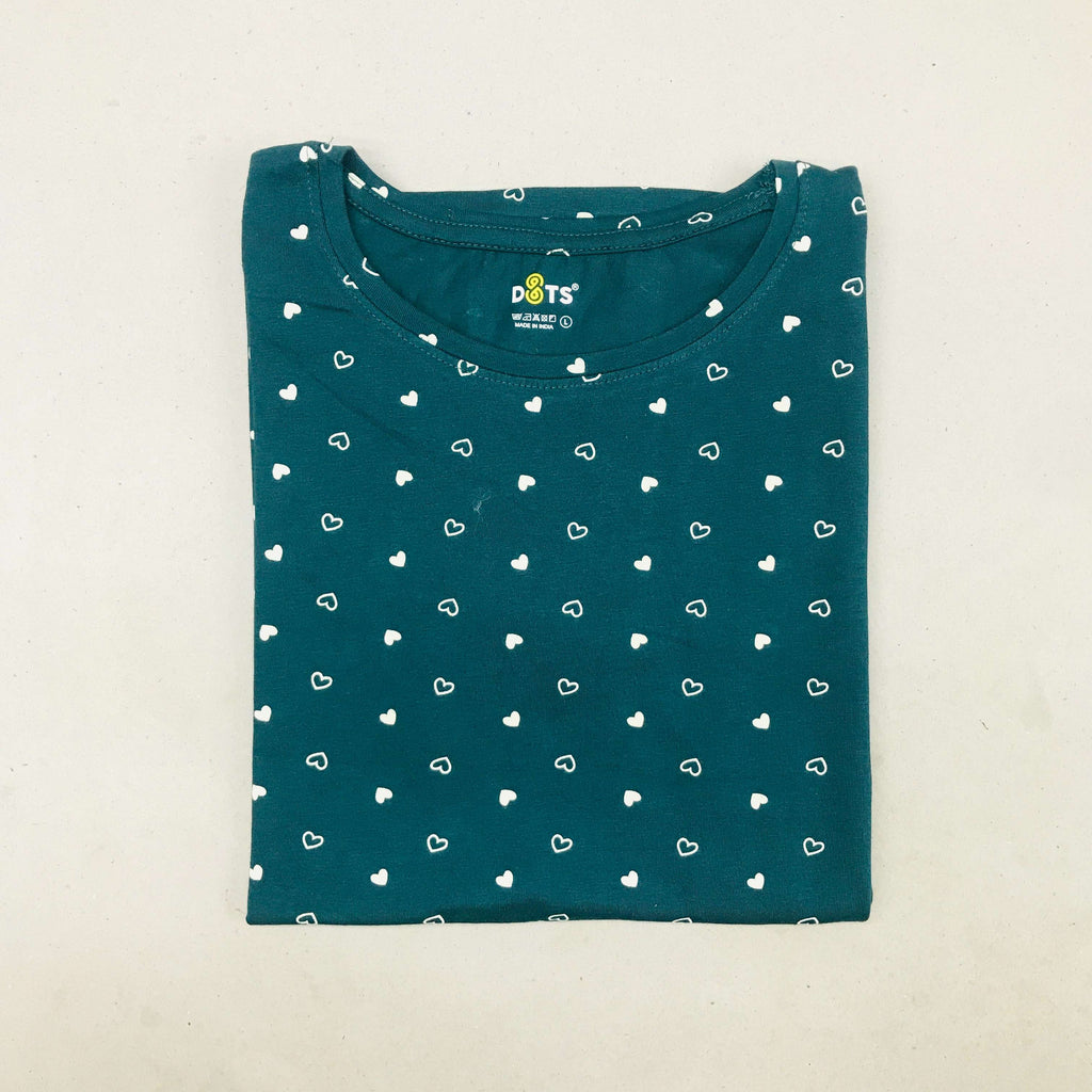 Dots Ladies Printed T-Shirt
