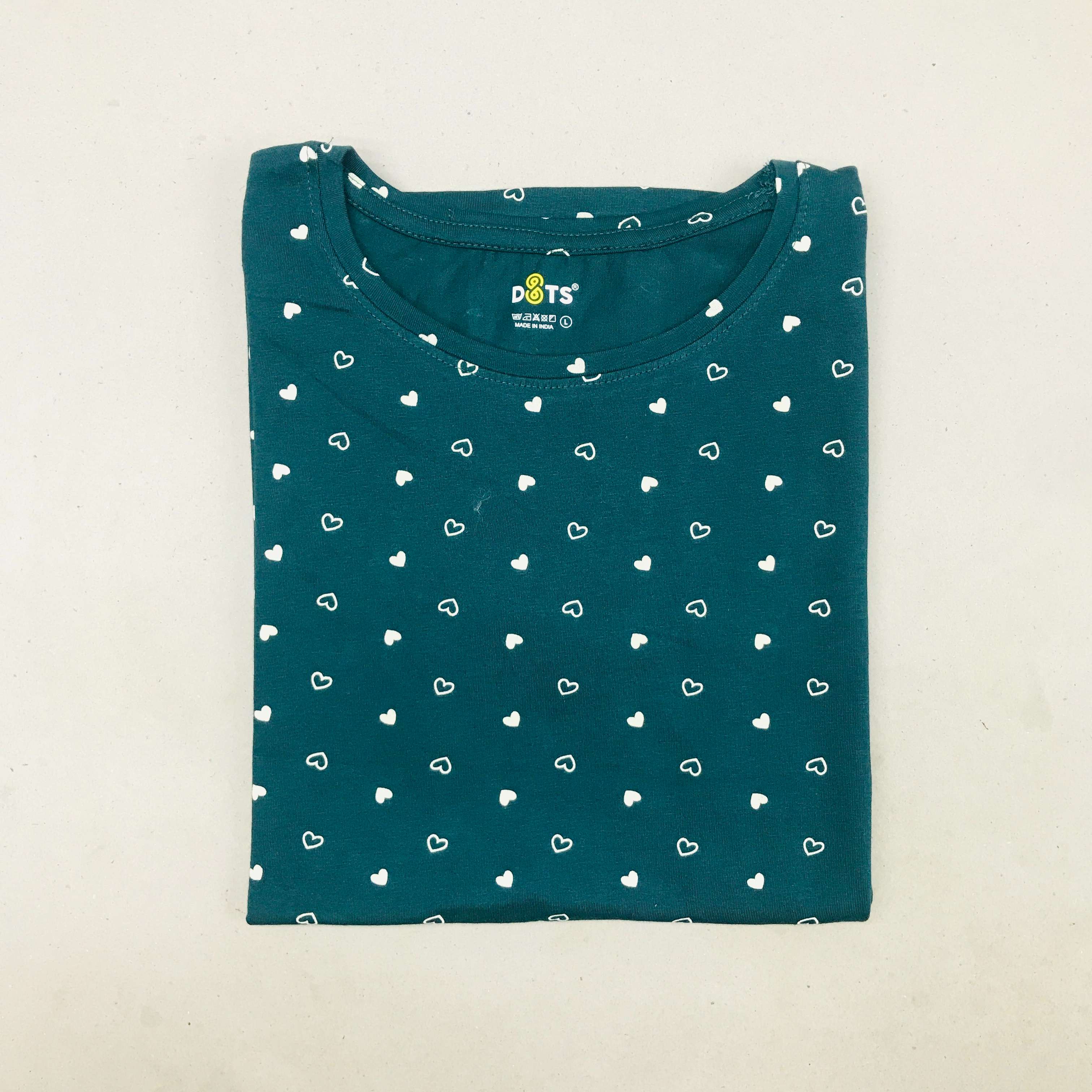 Dots Ladies Printed T-Shirt