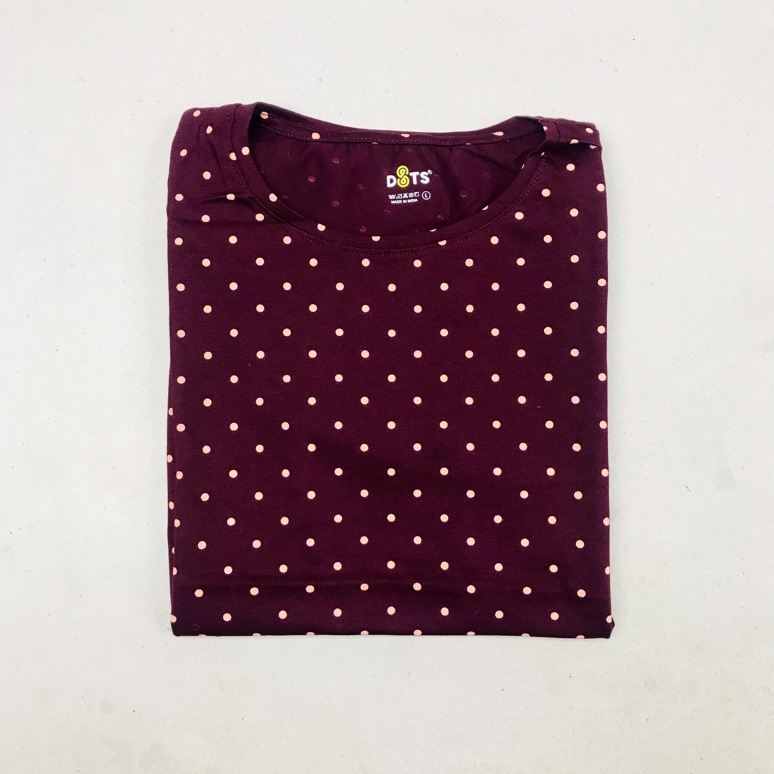 Dots Ladies Printed T-Shirt