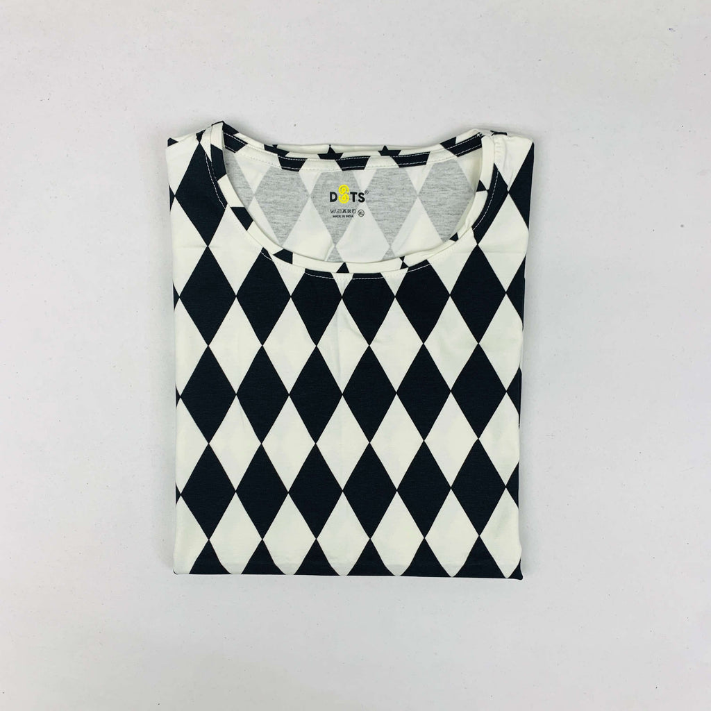 Dots Ladies Printed T-Shirt