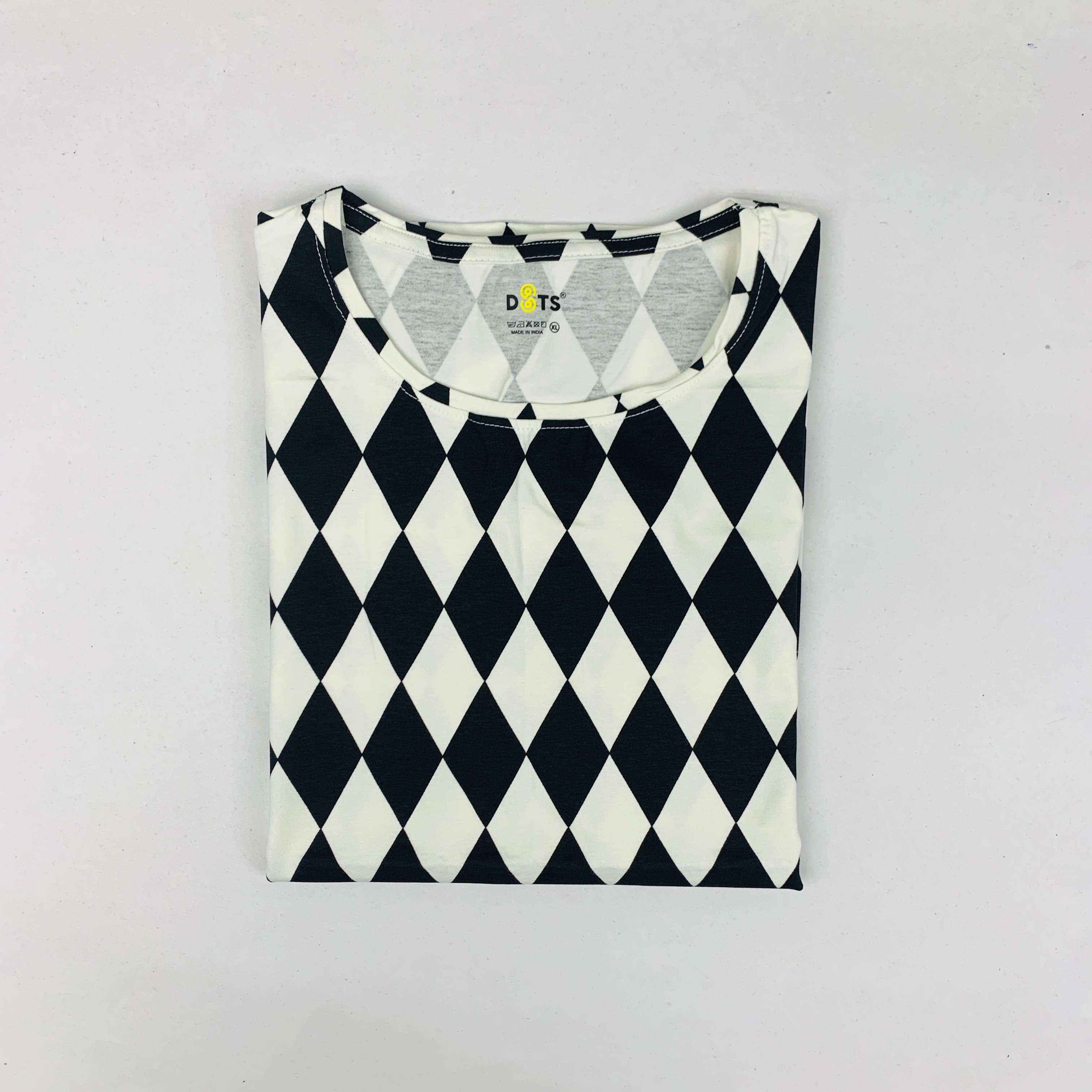 Dots Ladies Printed T-Shirt