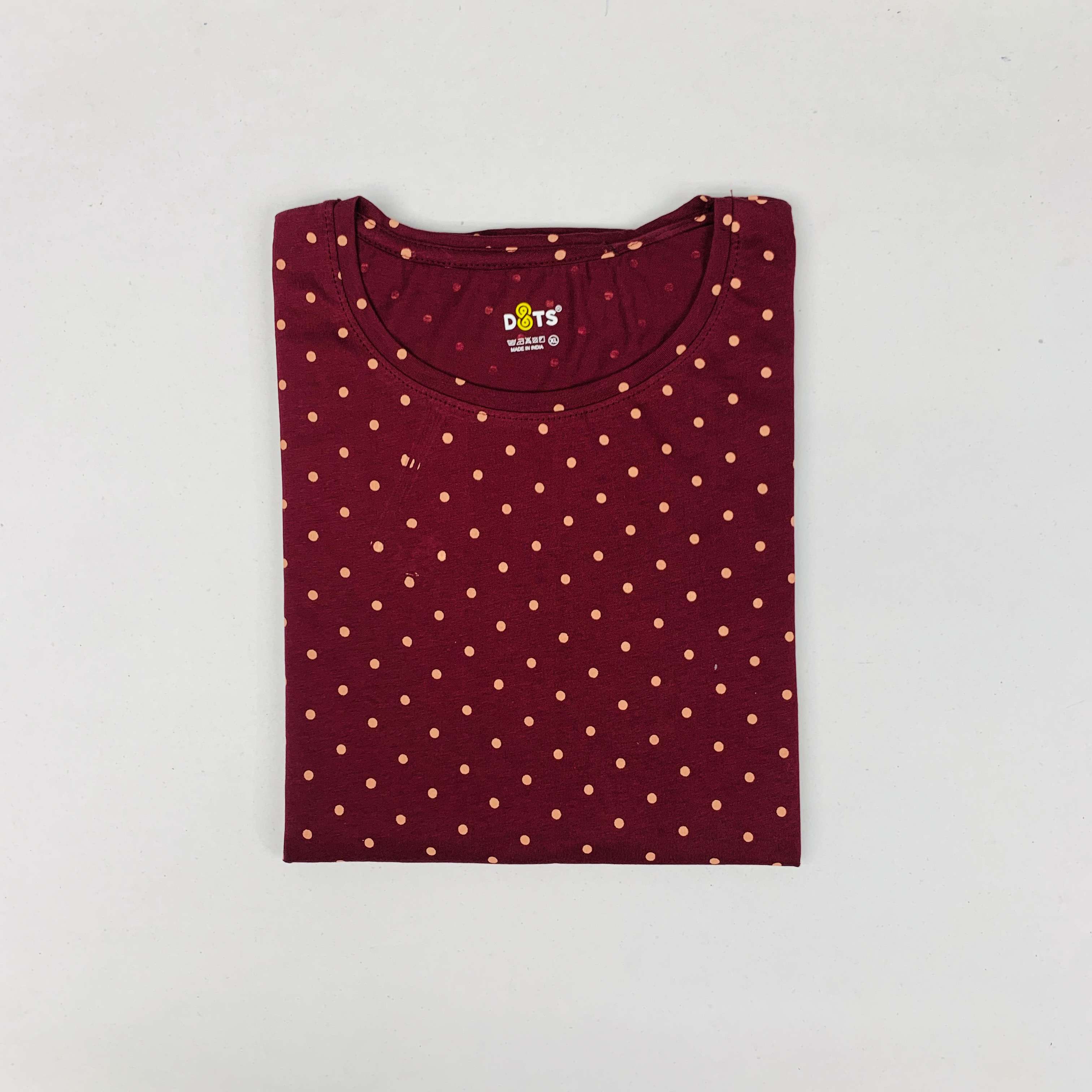 Dots Ladies Printed T-Shirt