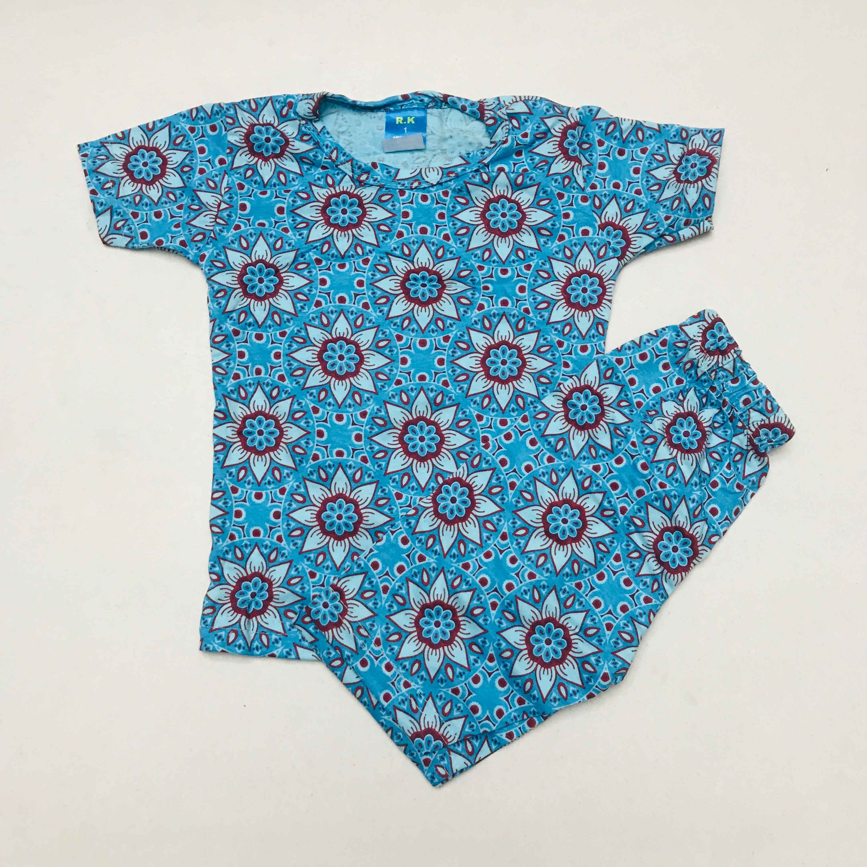 Kids Printed Shorts Set