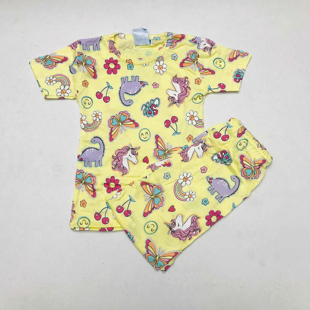 Kids Printed Shorts Set