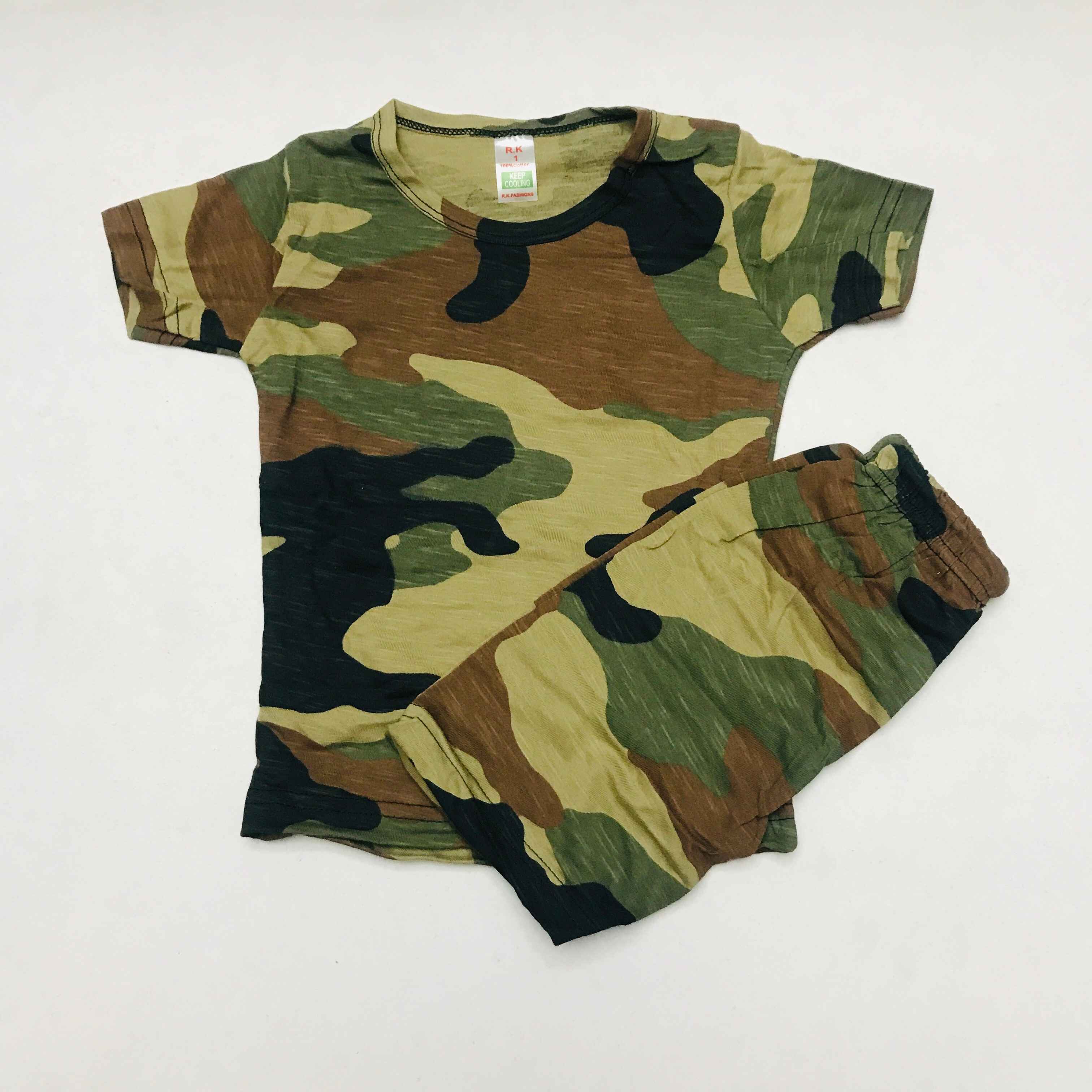 Kids Printed Shorts Set