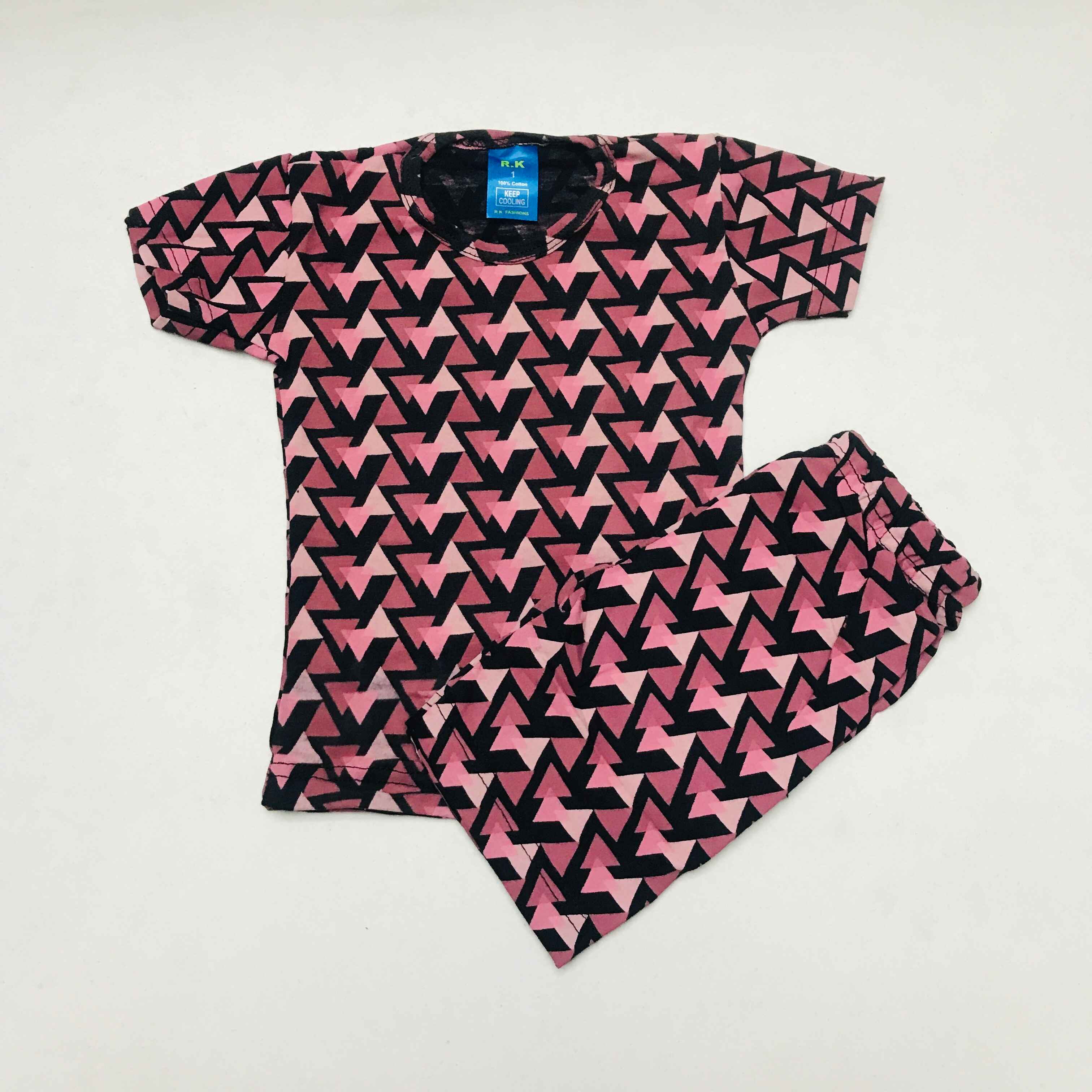 Kids Printed Shorts Set
