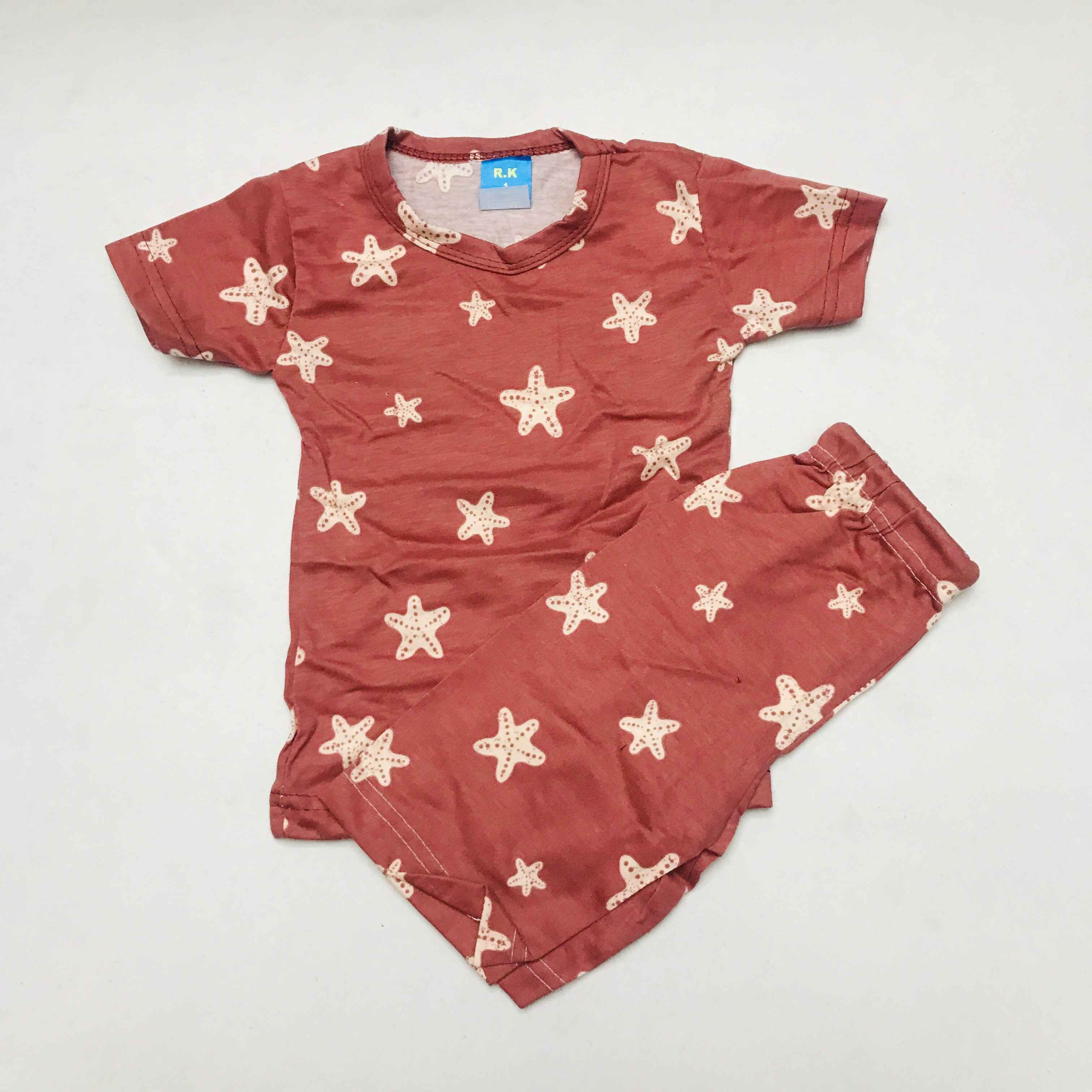 Kids Printed Shorts Set