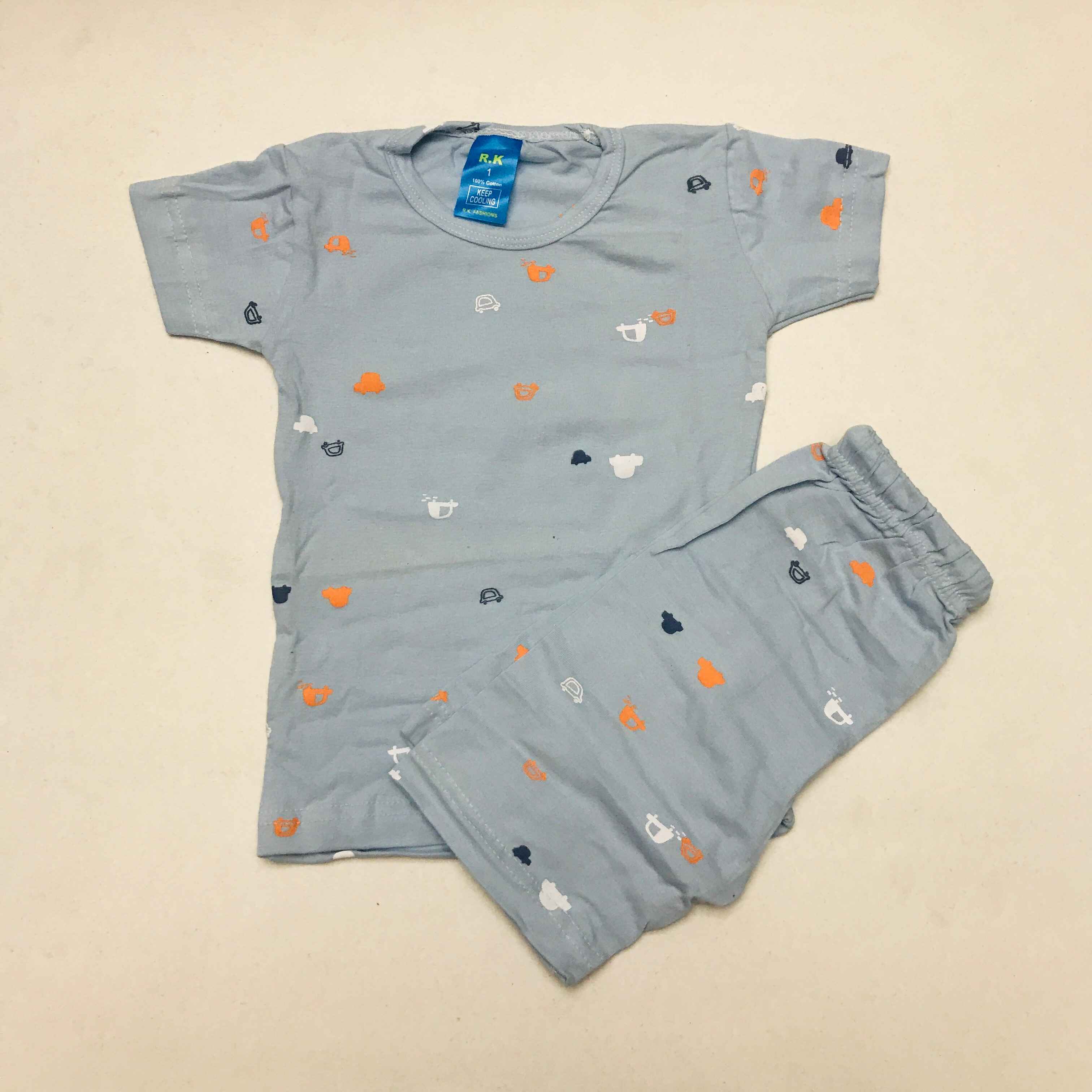 Kids Printed Shorts Set