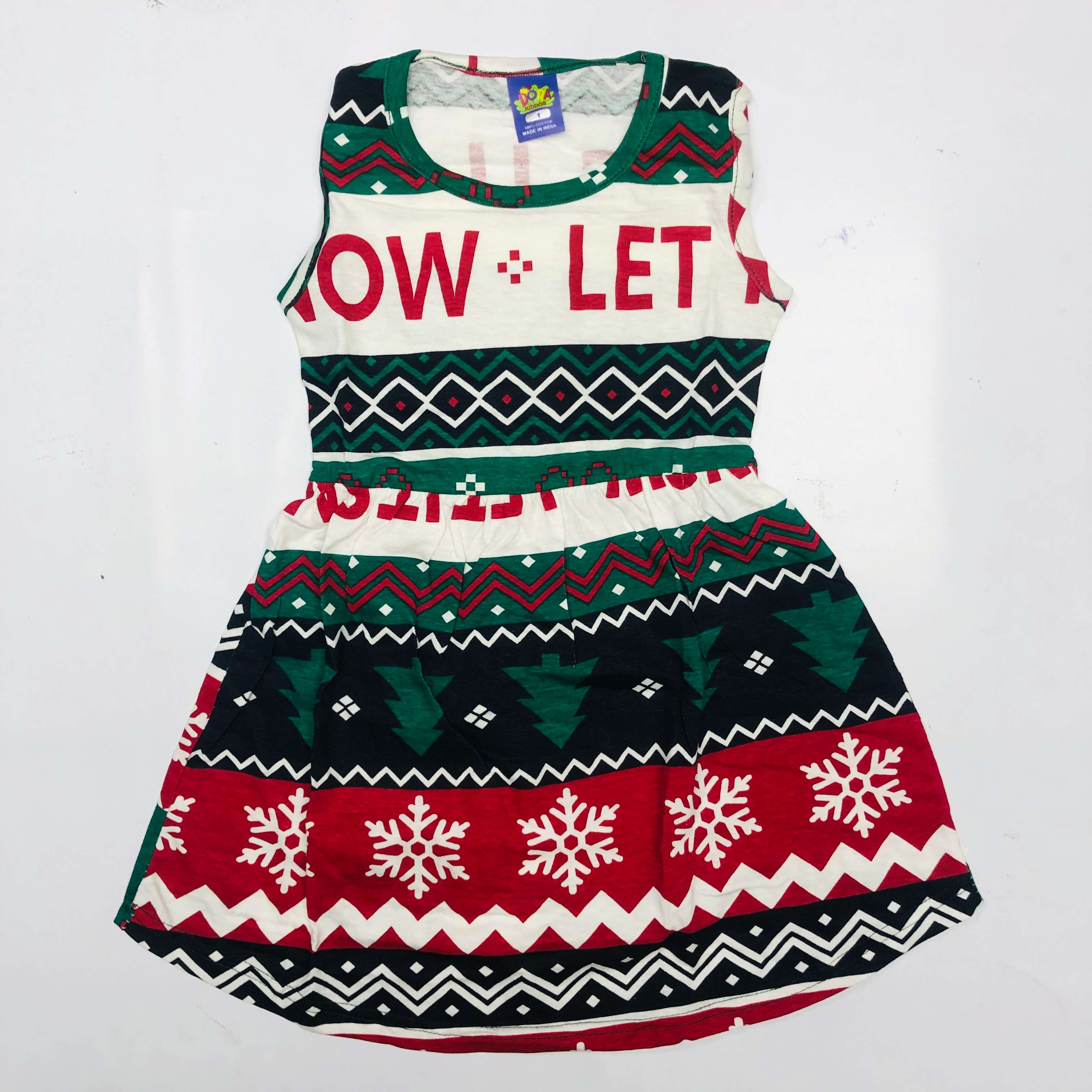 Dora Sleeveless Frock Combo Pack of 3