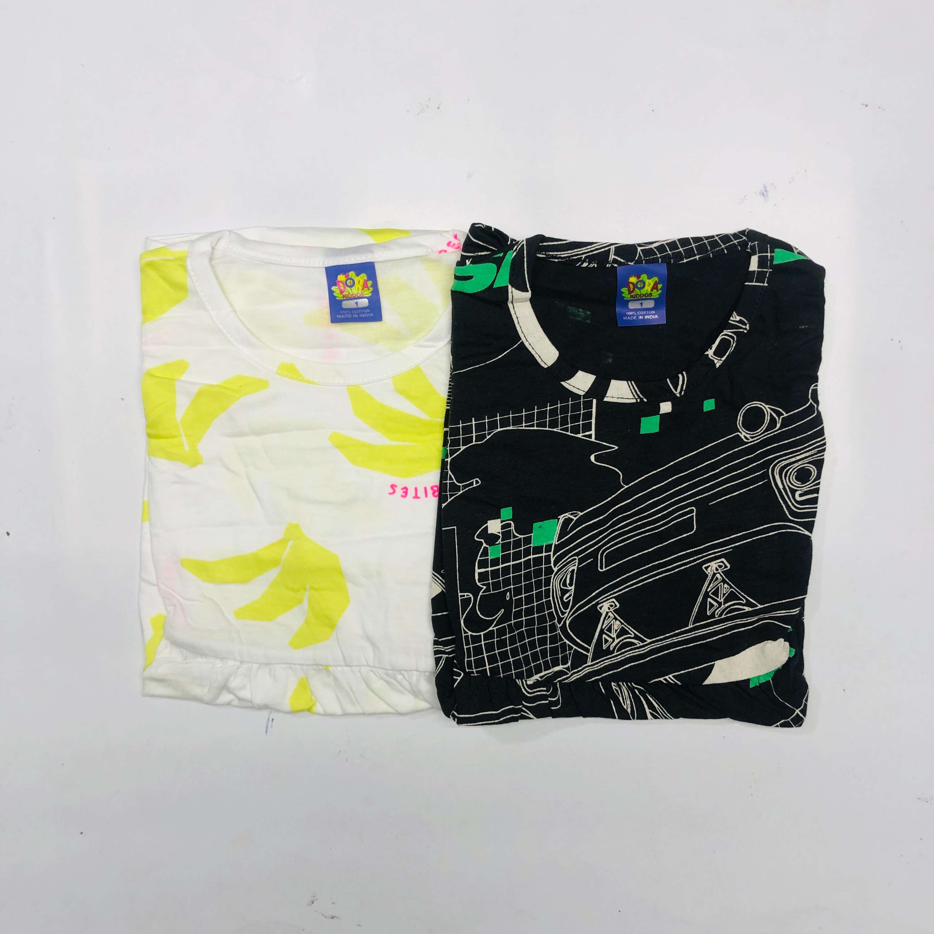 Dora Sleeveless Frock Combo Pack of 2