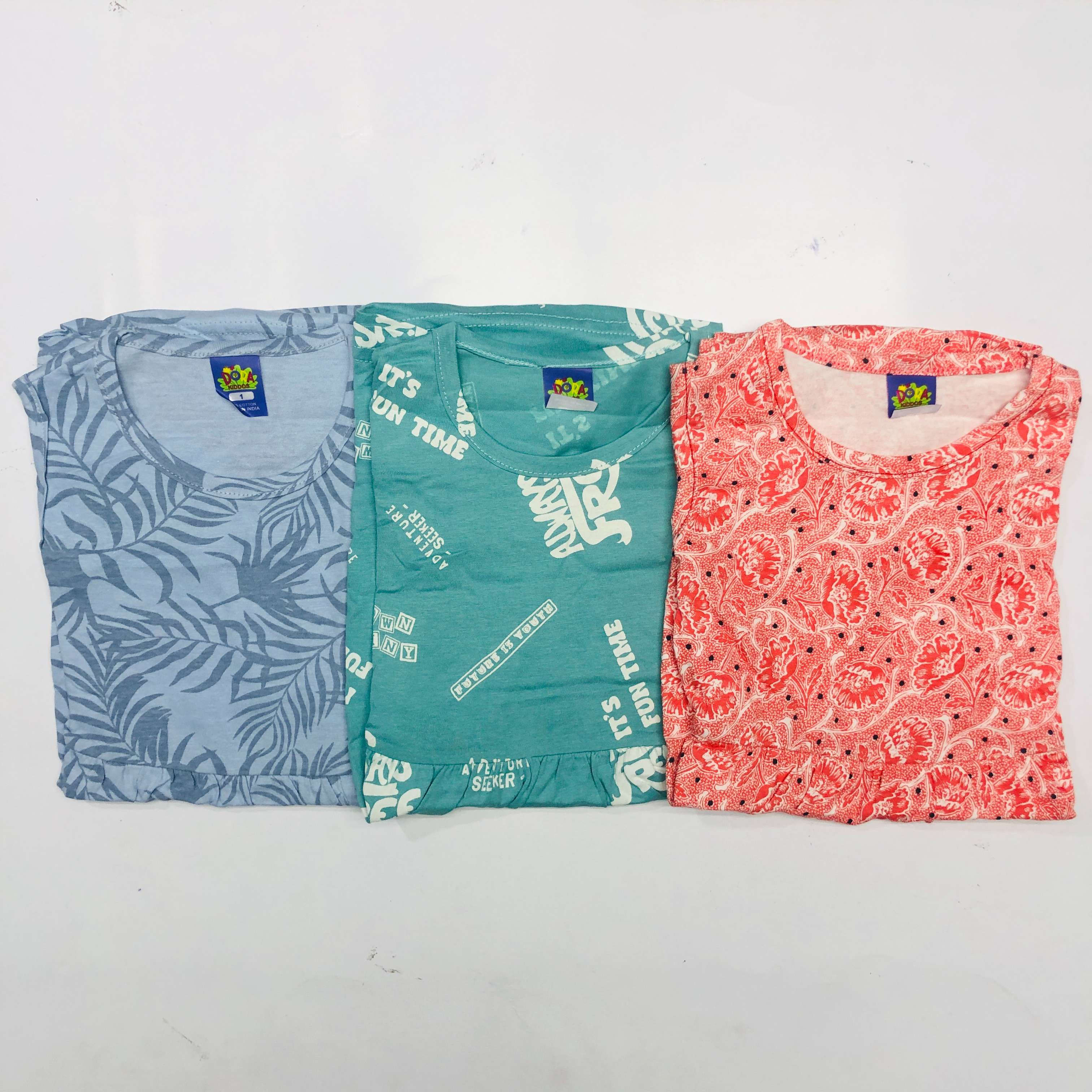 Dora Sleeveless Frock Combo Pack of 3