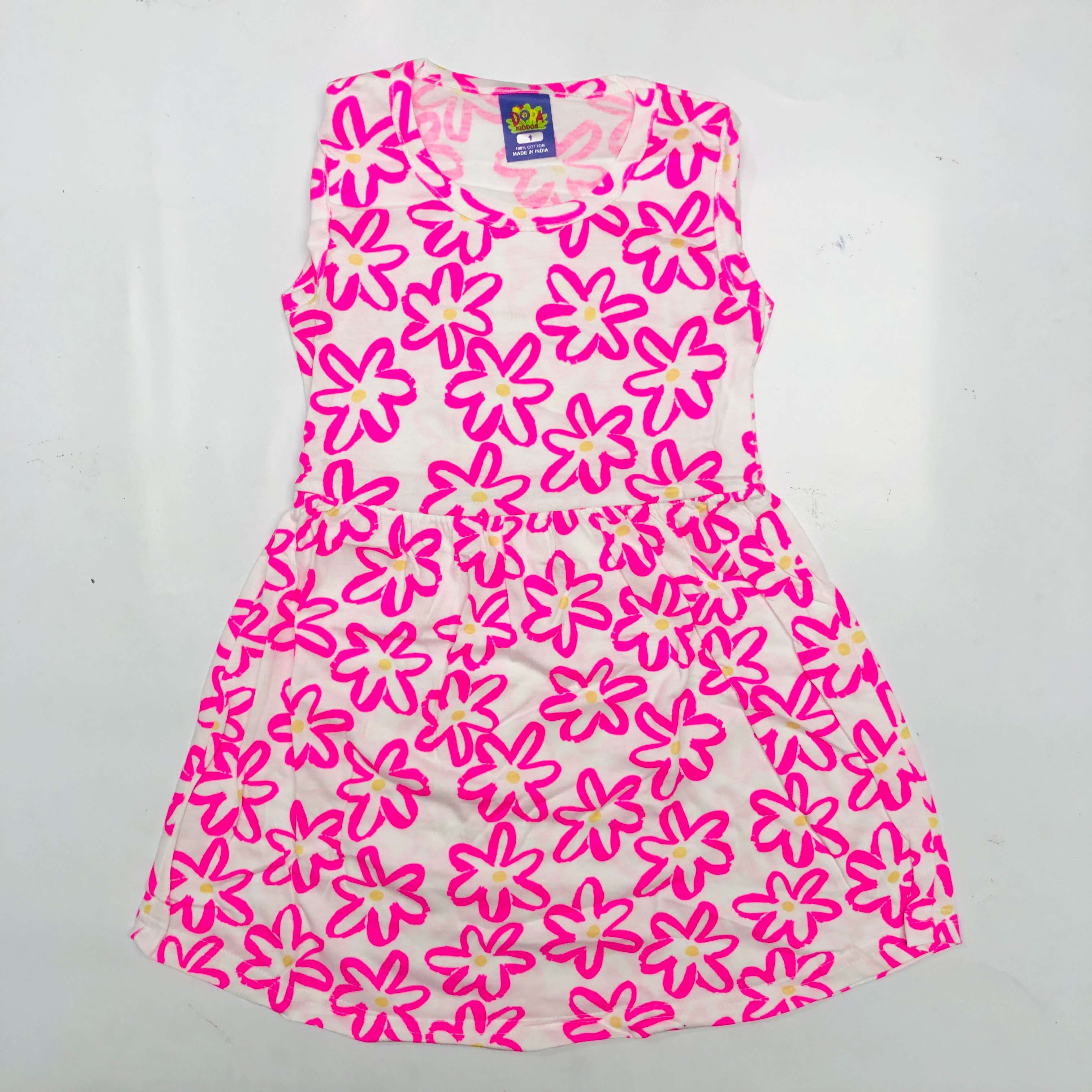 Dora Sleeveless Frock Combo Pack of 2